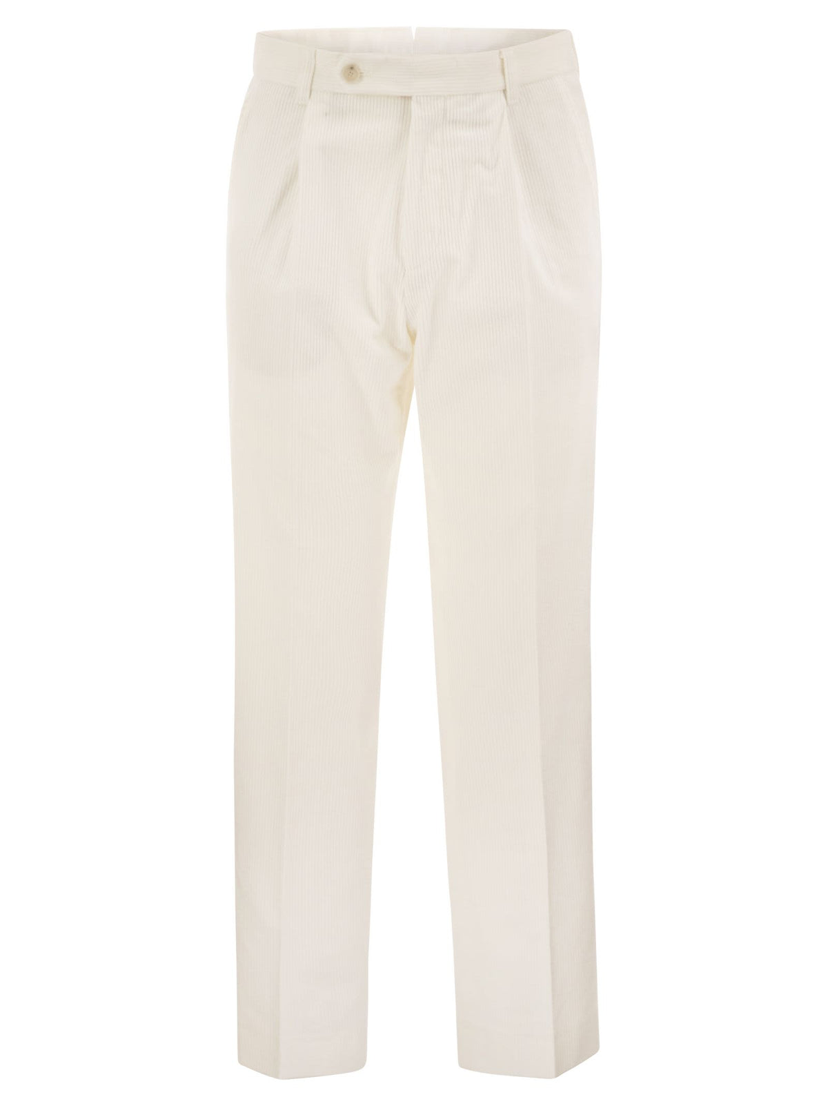 Boss Men Cotton And Cashmere Corduroy Trousers BOSS