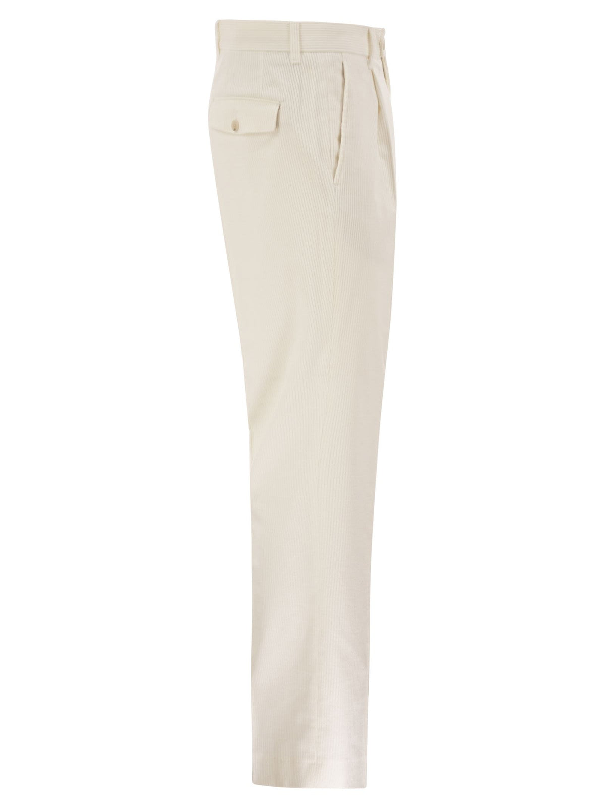 Boss Men Cotton And Cashmere Corduroy Trousers BOSS