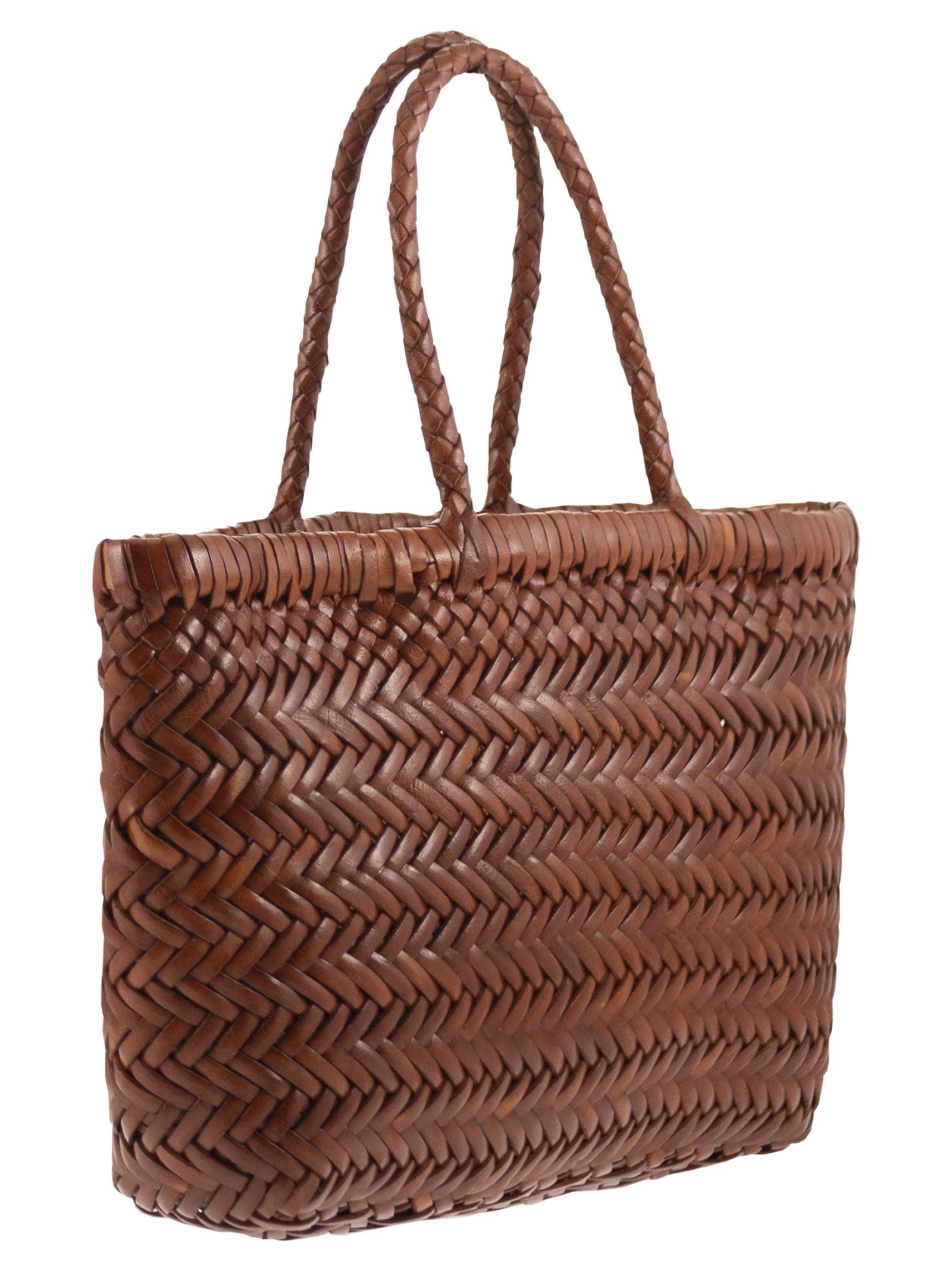 Dragon Diffusion Women Gora - Woven Leather Handbag DRAGON DIFFUSION