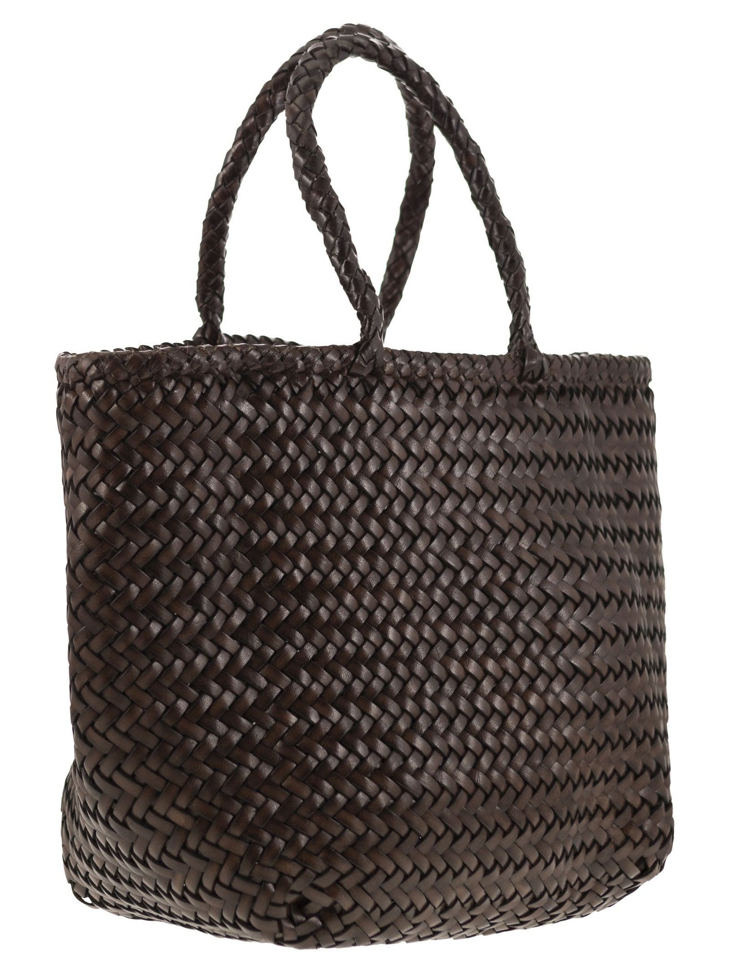 Dragon Diffusion Women Grace Basket Small - Woven Leather Bag DRAGON DIFFUSION