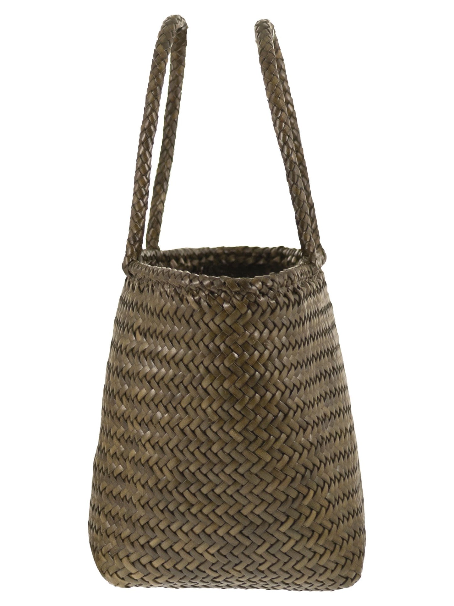 Dragon Diffusion Women Grace Basket Small - Woven Leather Bag DRAGON DIFFUSION