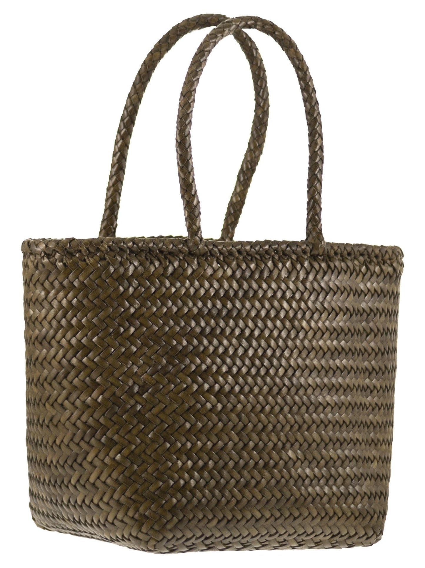 Dragon Diffusion Women Grace Basket Small - Woven Leather Bag DRAGON DIFFUSION