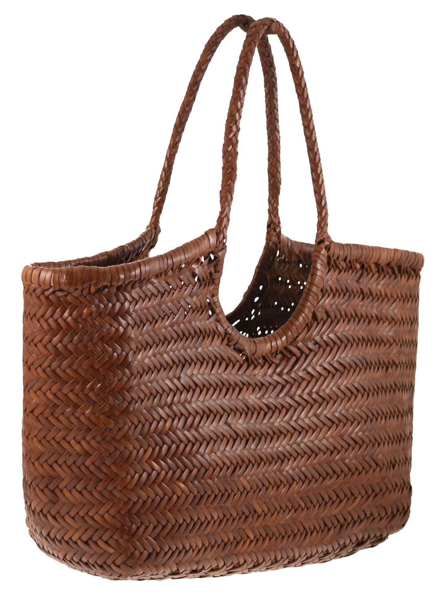 Dragon Diffusion Women Nantucket - Leather Basket Bag DRAGON DIFFUSION