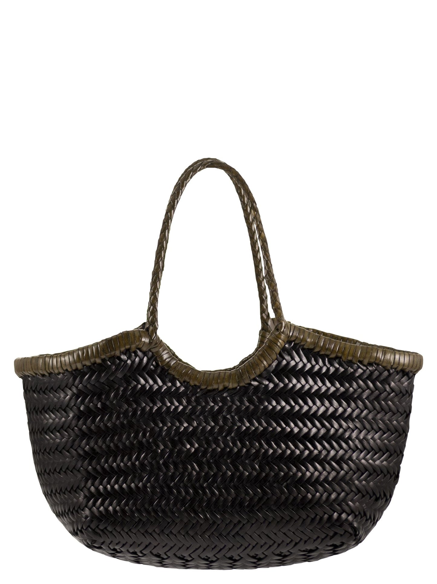 Dragon Diffusion Women Nantucket - Two-Tone Woven Buffalo Calfskin Bag DRAGON DIFFUSION