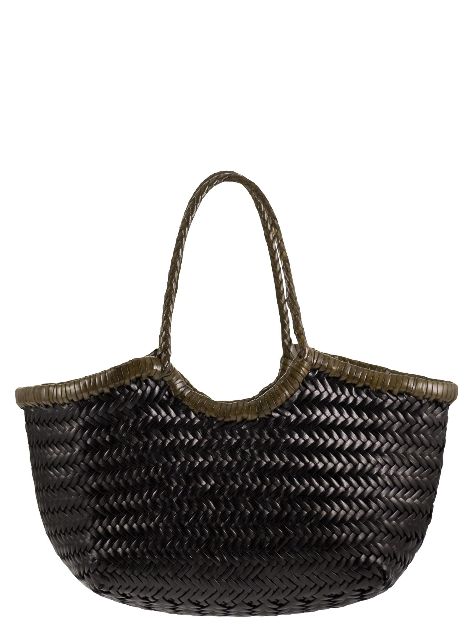 Dragon Diffusion Women Nantucket - Two-Tone Woven Buffalo Calfskin Bag DRAGON DIFFUSION