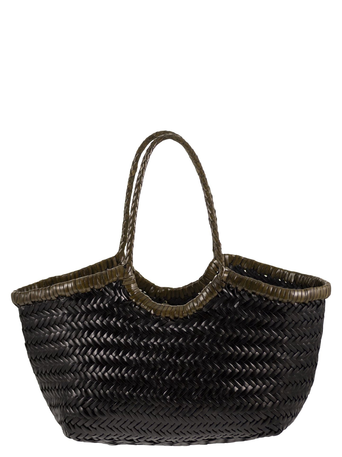 Dragon Diffusion Women Nantucket - Two-Tone Woven Buffalo Calfskin Bag DRAGON DIFFUSION