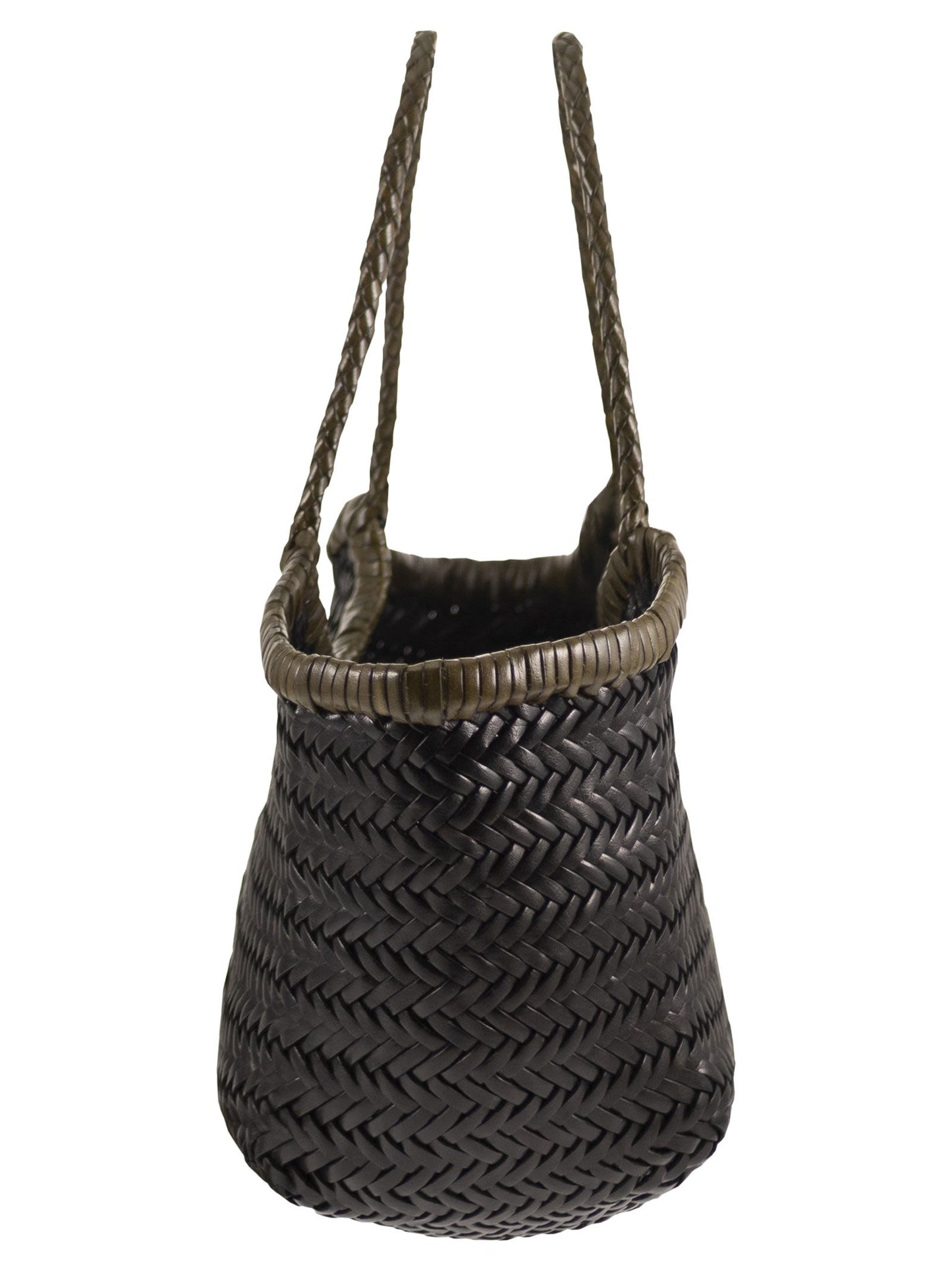 Dragon Diffusion Women Nantucket - Two-Tone Woven Buffalo Calfskin Bag DRAGON DIFFUSION