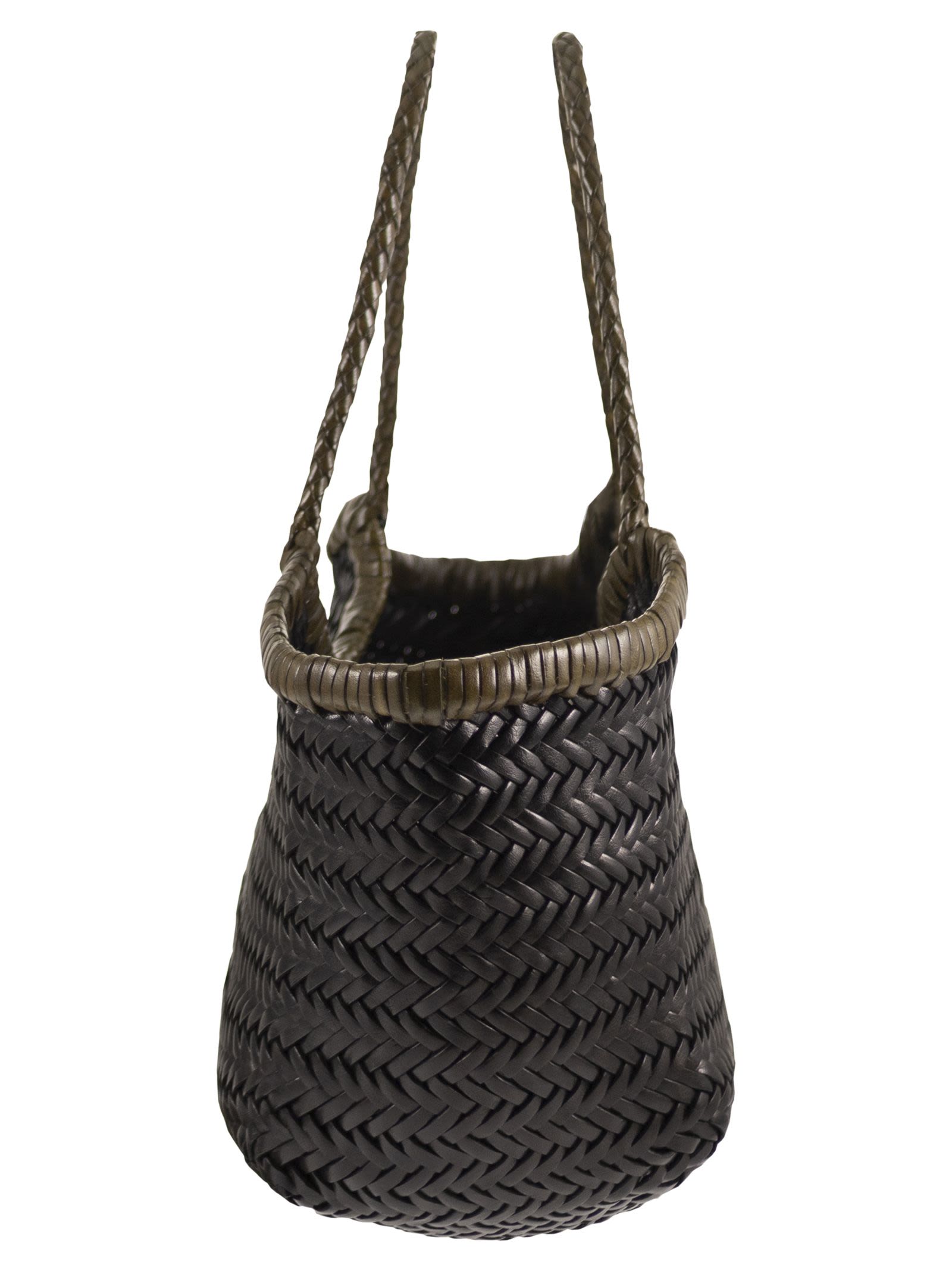 Dragon Diffusion Women Nantucket - Two-Tone Woven Buffalo Calfskin Bag DRAGON DIFFUSION