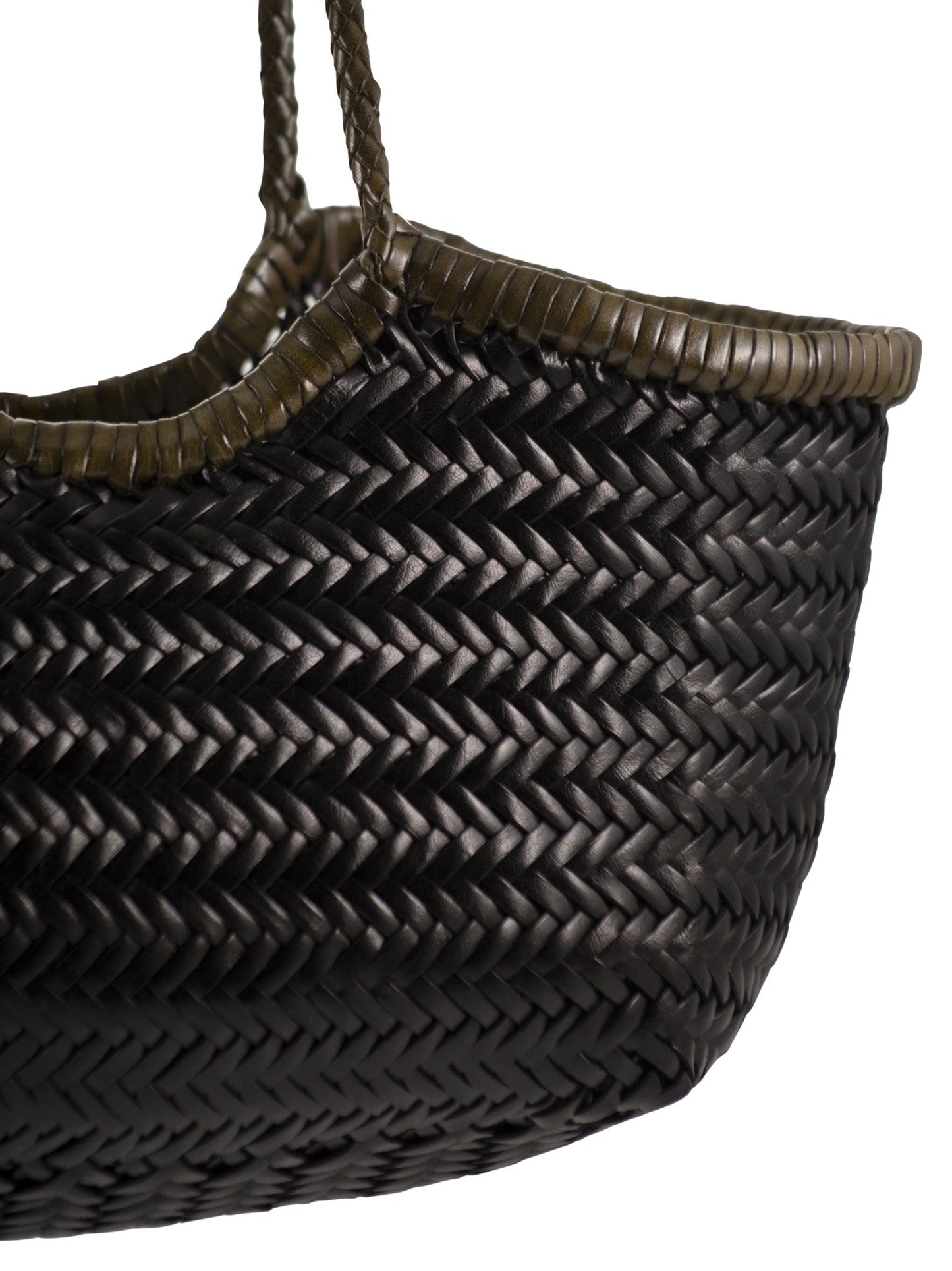 Dragon Diffusion Women Nantucket - Two-Tone Woven Buffalo Calfskin Bag DRAGON DIFFUSION