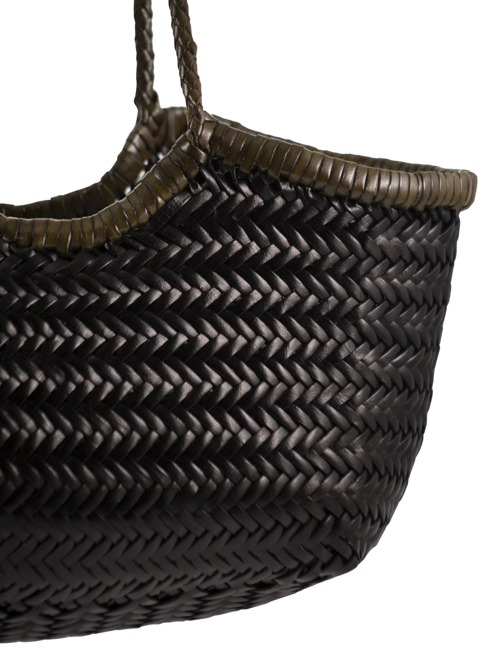 Dragon Diffusion Women Nantucket - Two-Tone Woven Buffalo Calfskin Bag DRAGON DIFFUSION