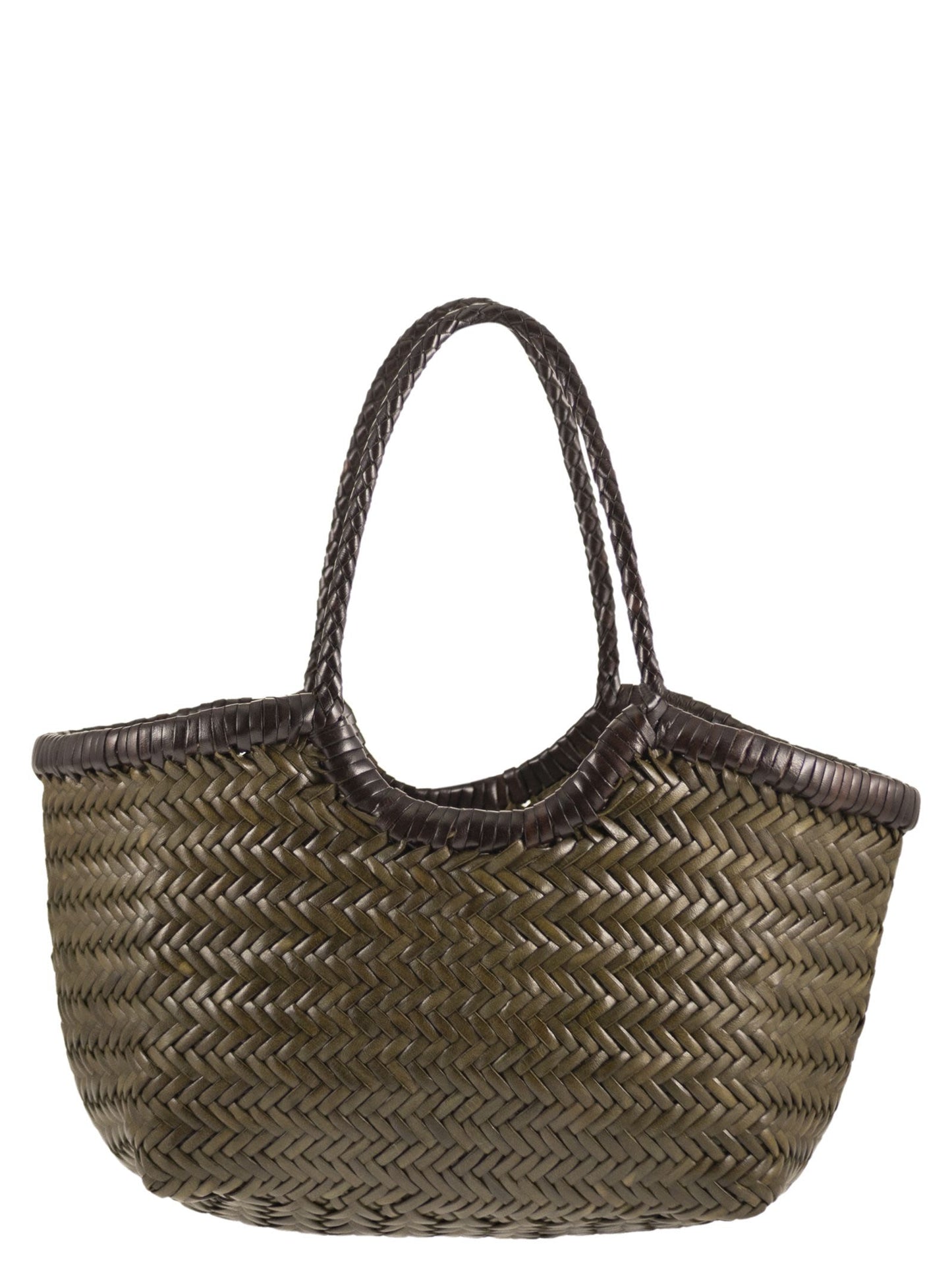 Dragon Diffusion Women Nantucket - Two-Tone Woven Buffalo Calfskin Bag DRAGON DIFFUSION