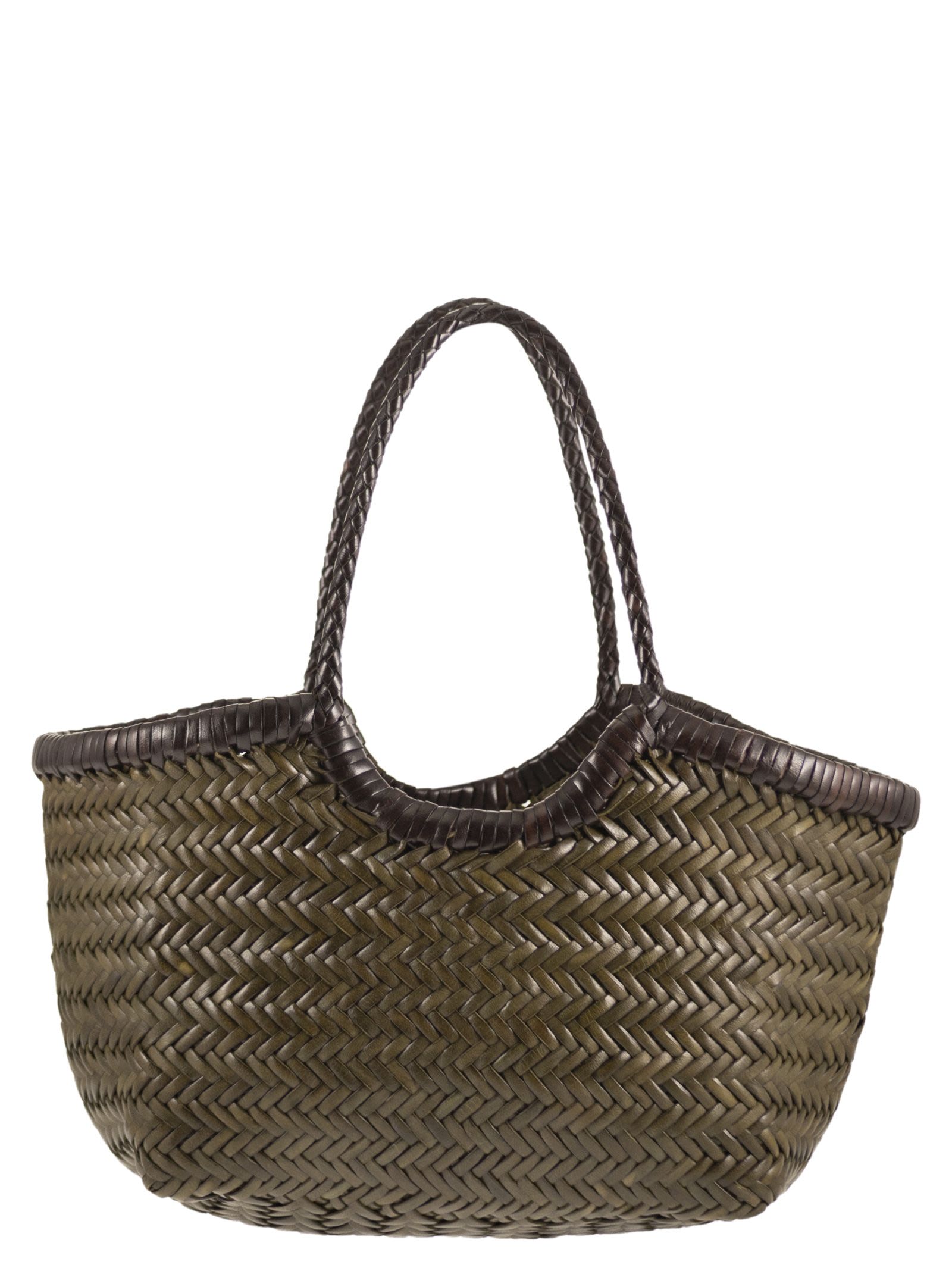 Dragon Diffusion Women Nantucket - Two-Tone Woven Buffalo Calfskin Bag DRAGON DIFFUSION