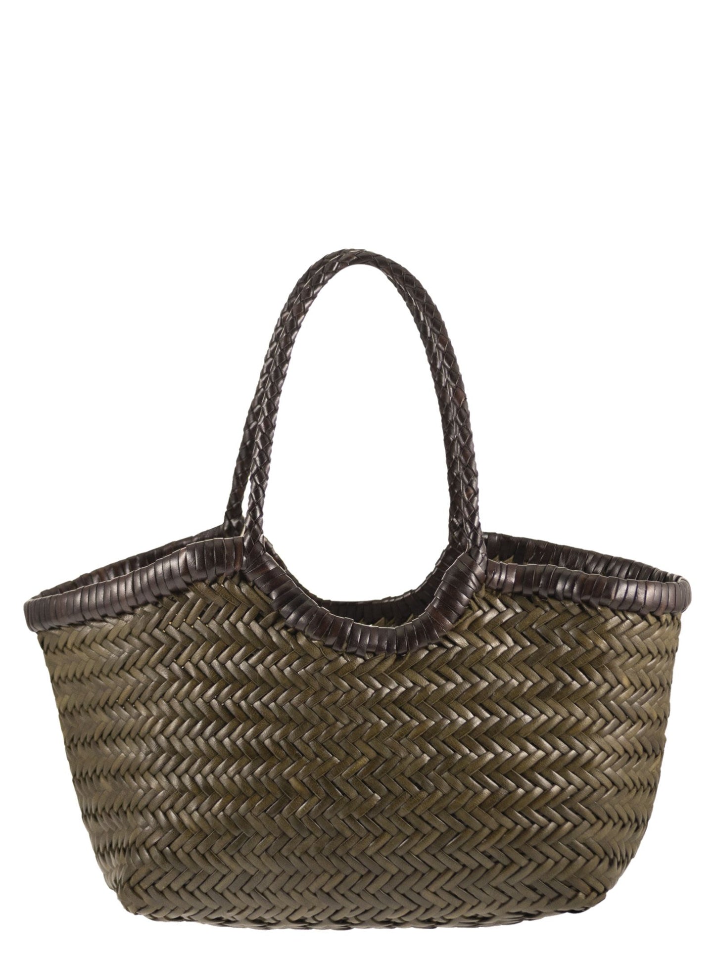 Dragon Diffusion Women Nantucket - Two-Tone Woven Buffalo Calfskin Bag DRAGON DIFFUSION