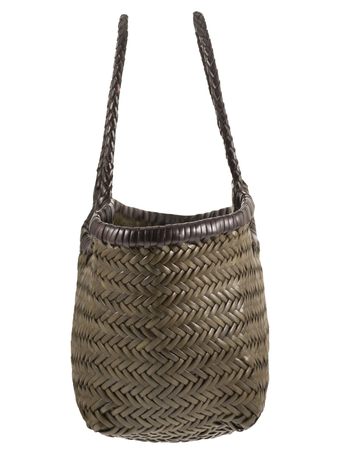 Dragon Diffusion Women Nantucket - Two-Tone Woven Buffalo Calfskin Bag DRAGON DIFFUSION