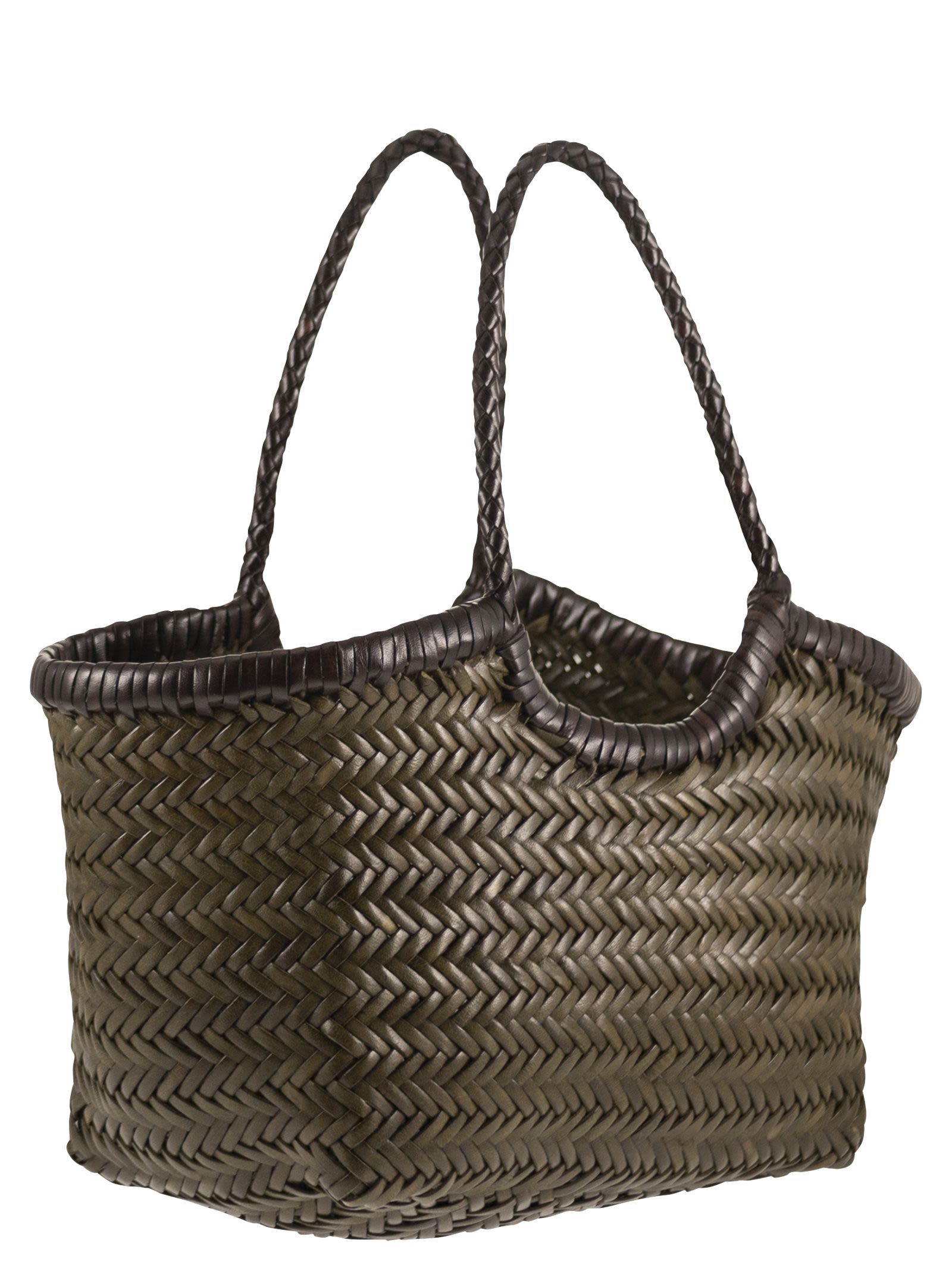Dragon Diffusion Women Nantucket - Two-Tone Woven Buffalo Calfskin Bag DRAGON DIFFUSION