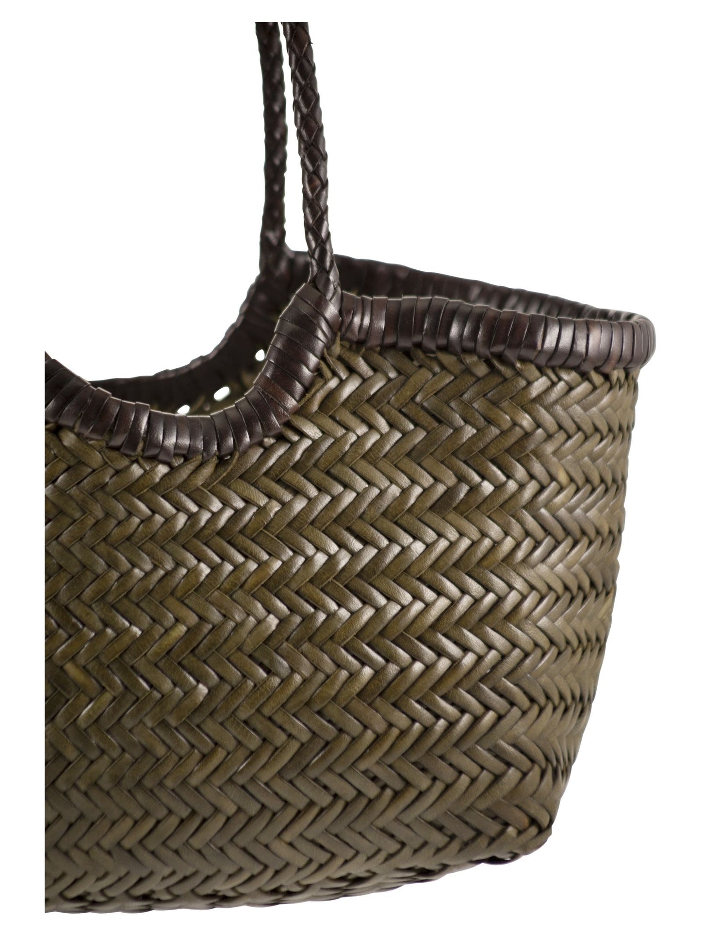 Dragon Diffusion Women Nantucket - Two-Tone Woven Buffalo Calfskin Bag DRAGON DIFFUSION