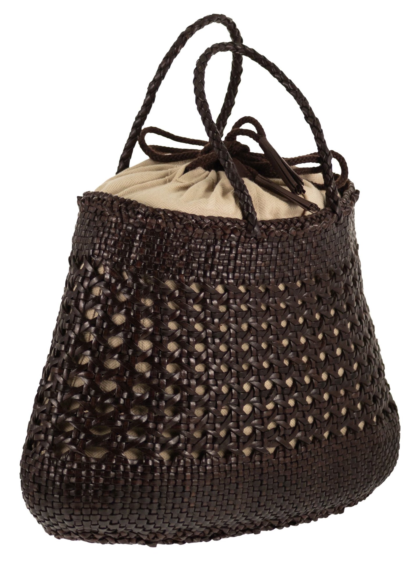 Dragon Diffusion Women Santa Cano - Braided Leather Bag DRAGON DIFFUSION