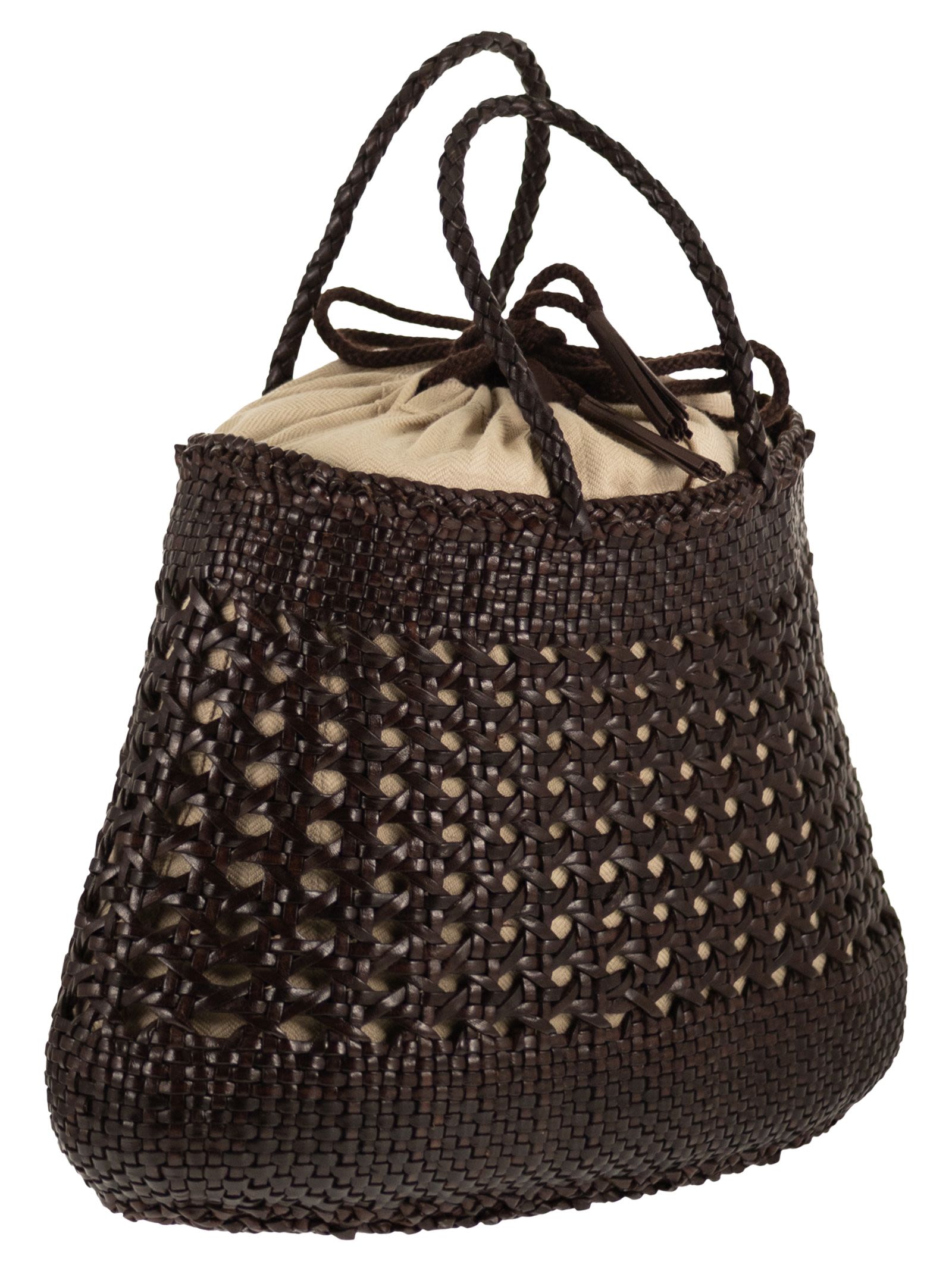 Dragon Diffusion Women Santa Cano - Braided Leather Bag DRAGON DIFFUSION