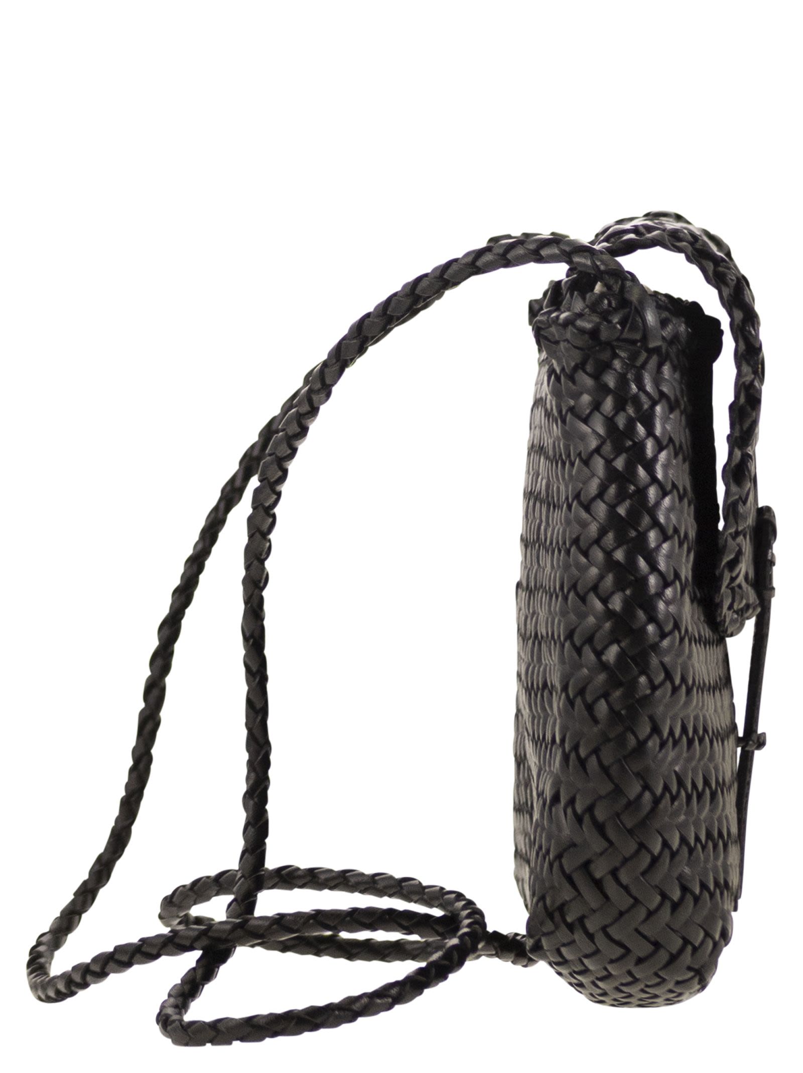 Dragon Diffusion Women Mini City Bag - Woven Leather Bag DRAGON DIFFUSION