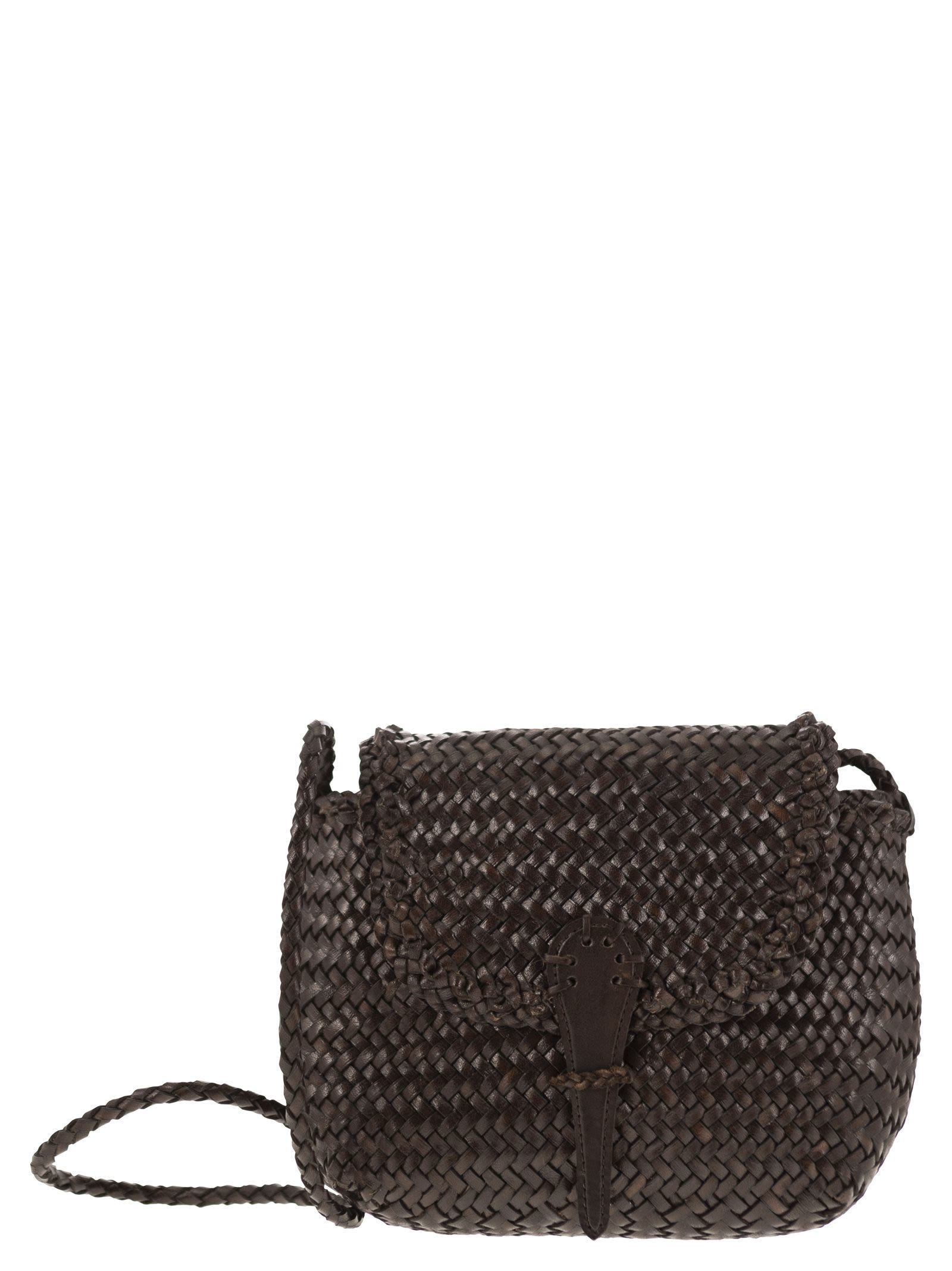 Dragon Diffusion Women Mini City Bag - Woven Leather Bag DRAGON DIFFUSION