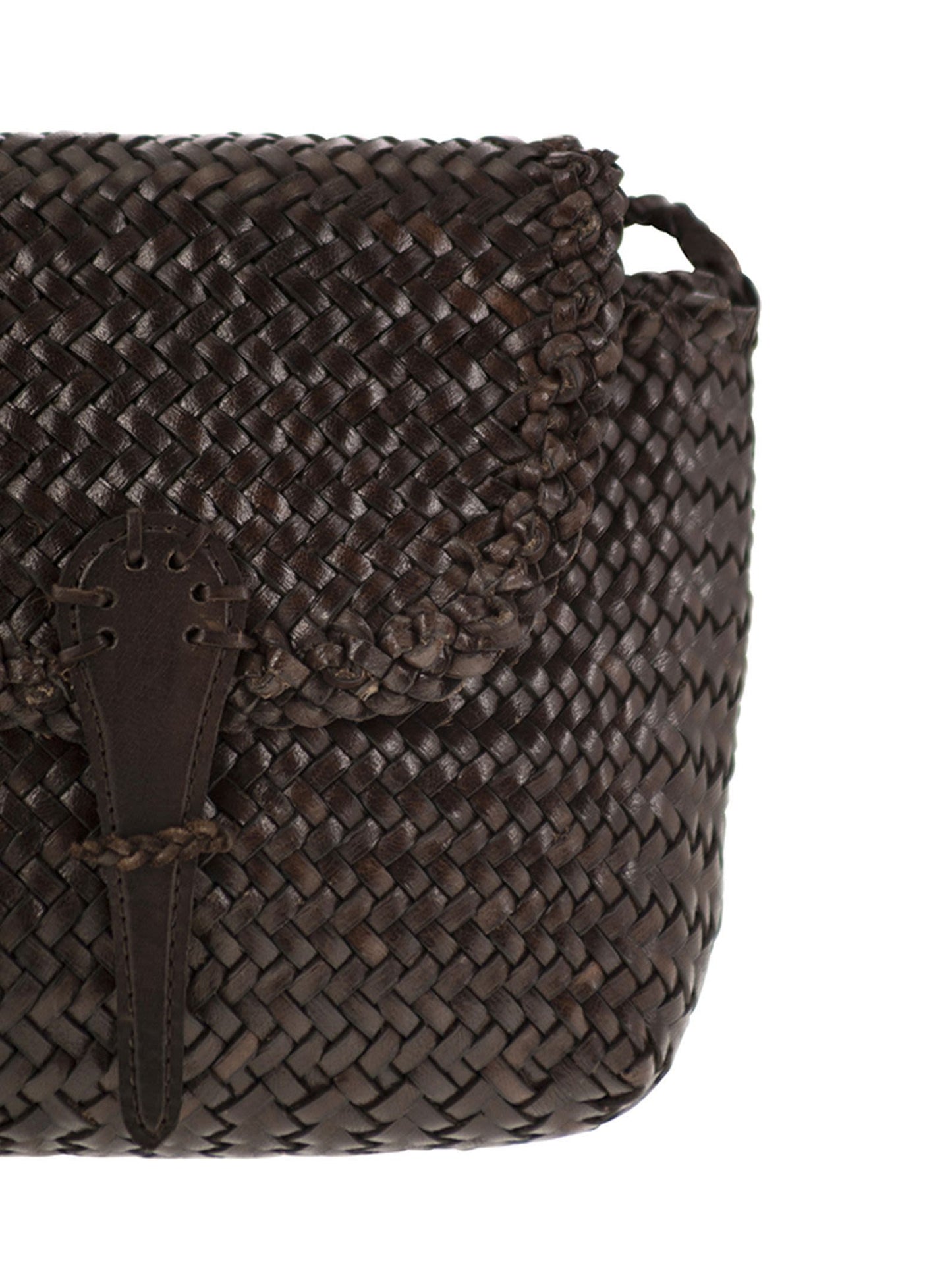 Dragon Diffusion Women Mini City Bag - Woven Leather Bag DRAGON DIFFUSION