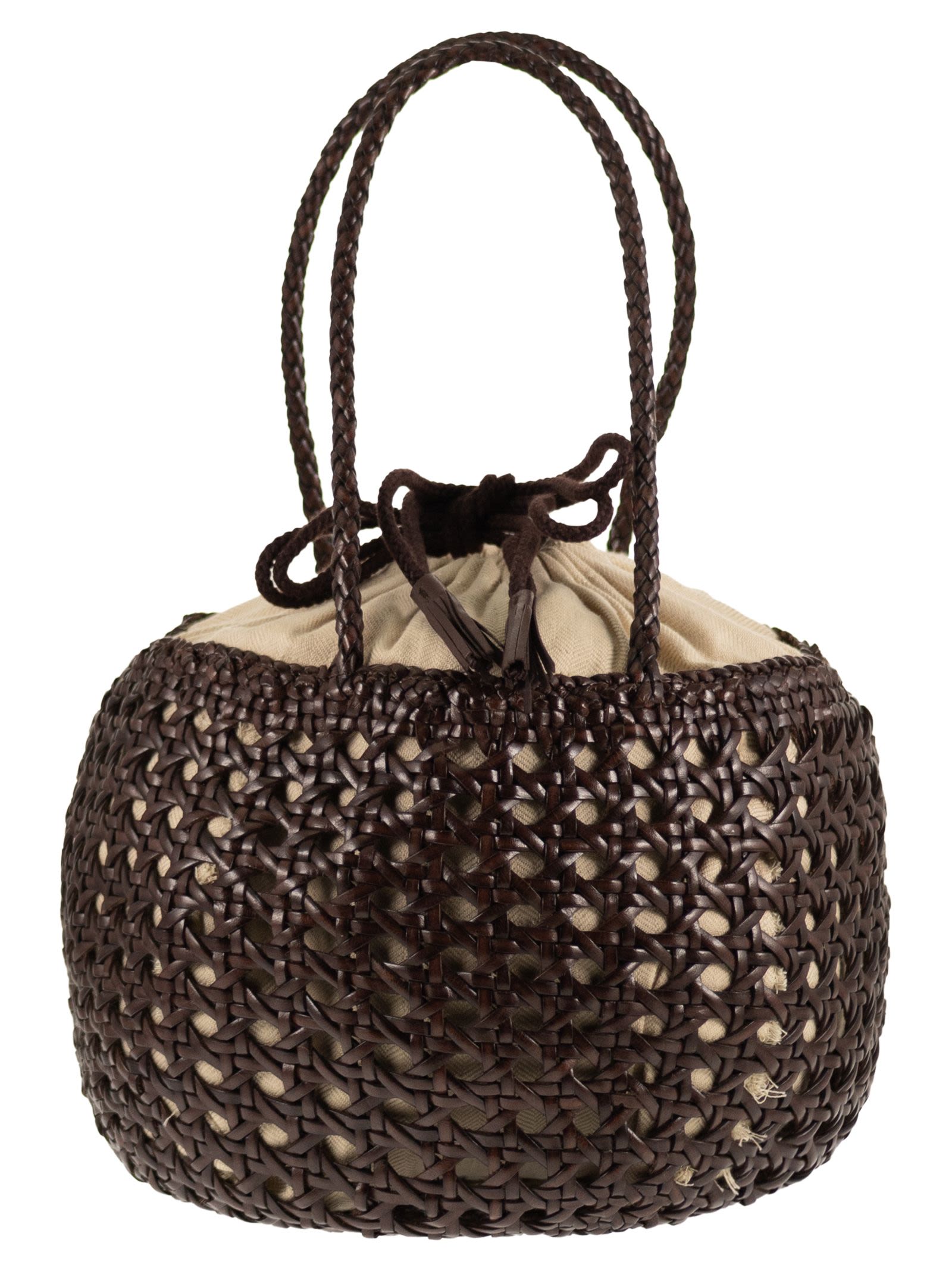 Dragon Diffusion Women Juventus - Braided Leather Bag DRAGON DIFFUSION