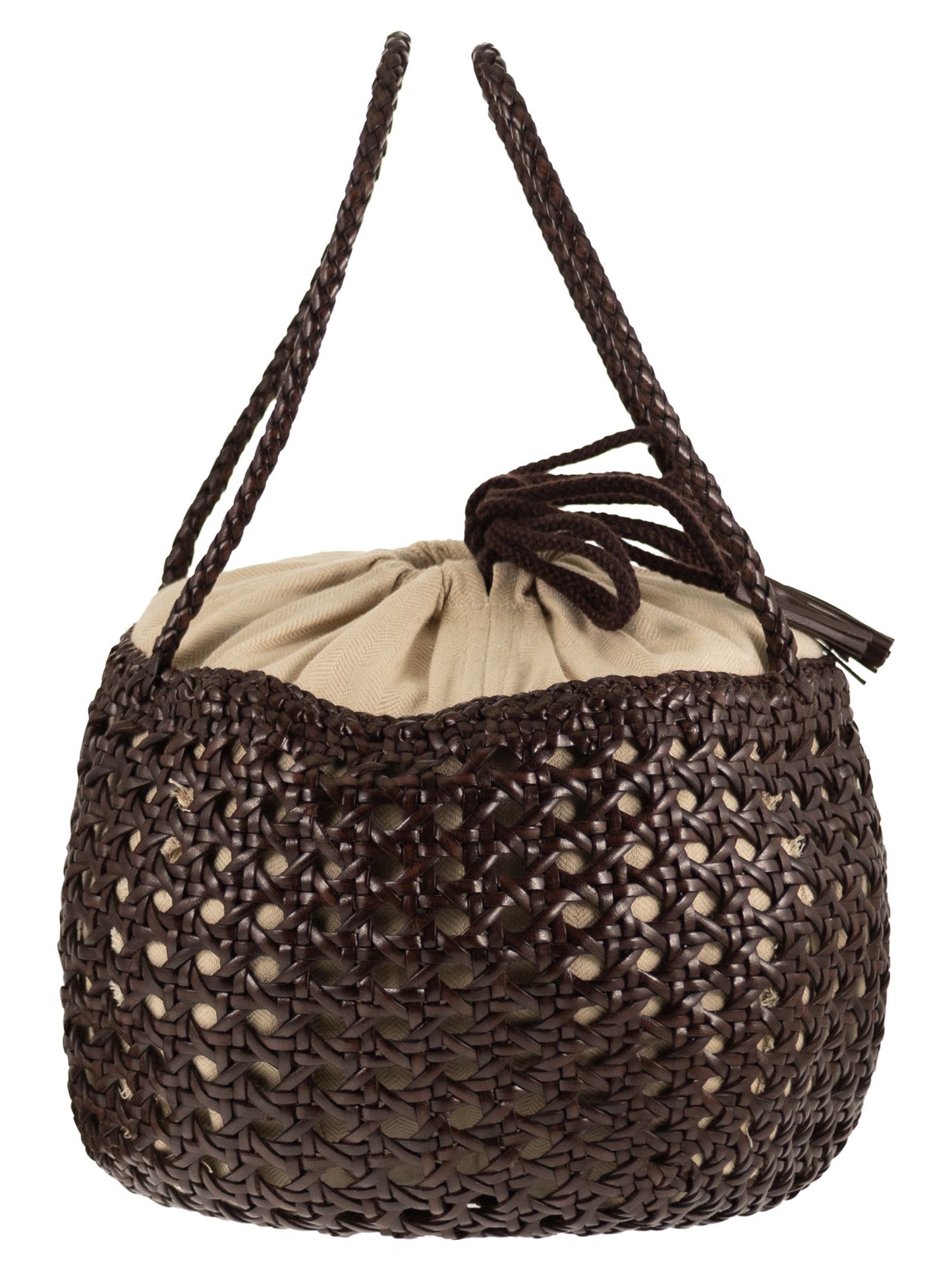 Dragon Diffusion Women Juventus - Braided Leather Bag DRAGON DIFFUSION