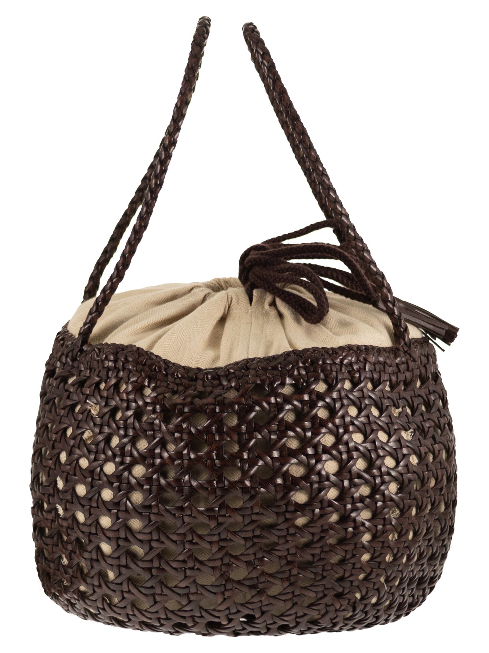 Dragon Diffusion Women Juventus - Braided Leather Bag DRAGON DIFFUSION