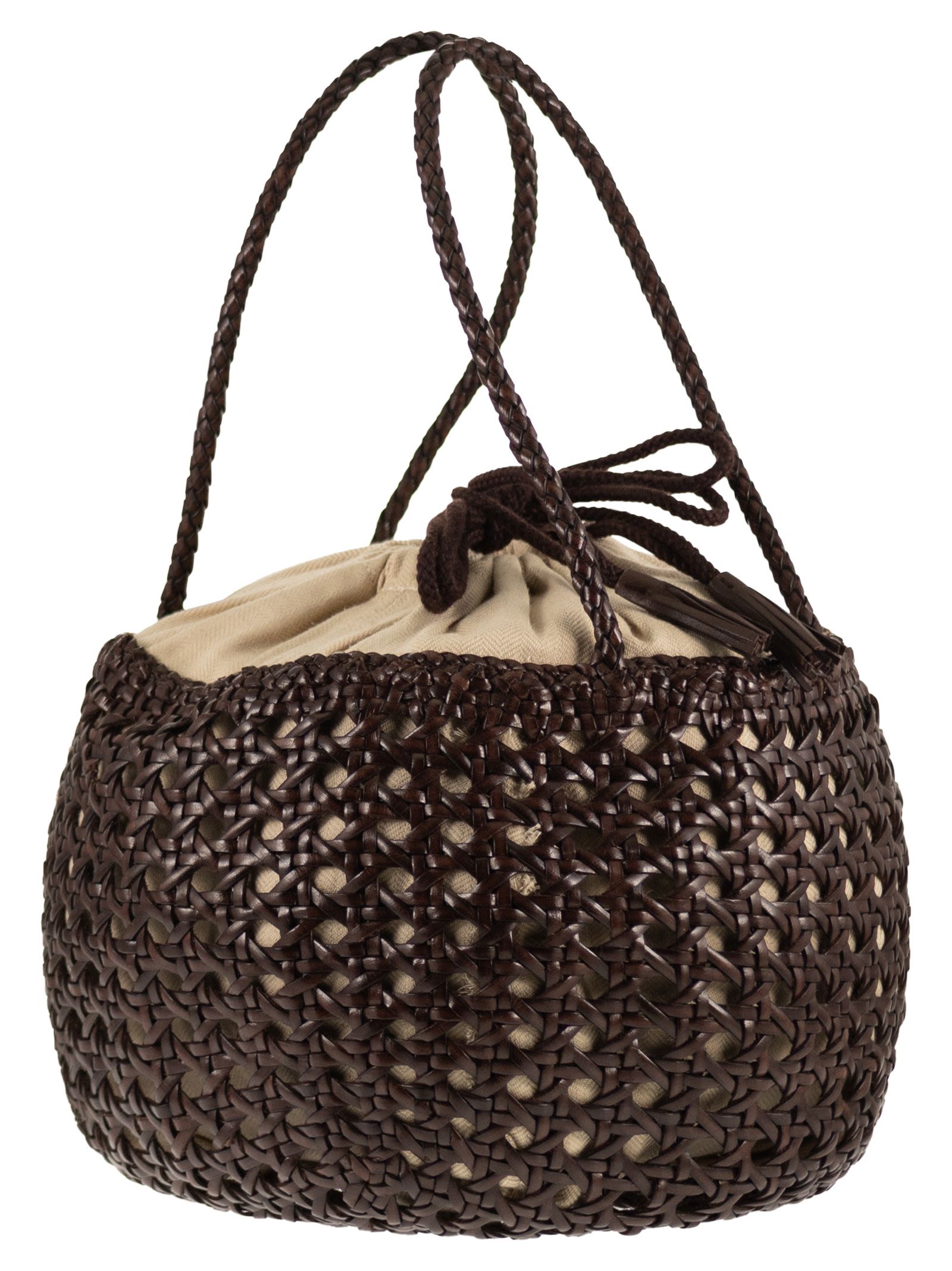 Dragon Diffusion Women Juventus - Braided Leather Bag DRAGON DIFFUSION