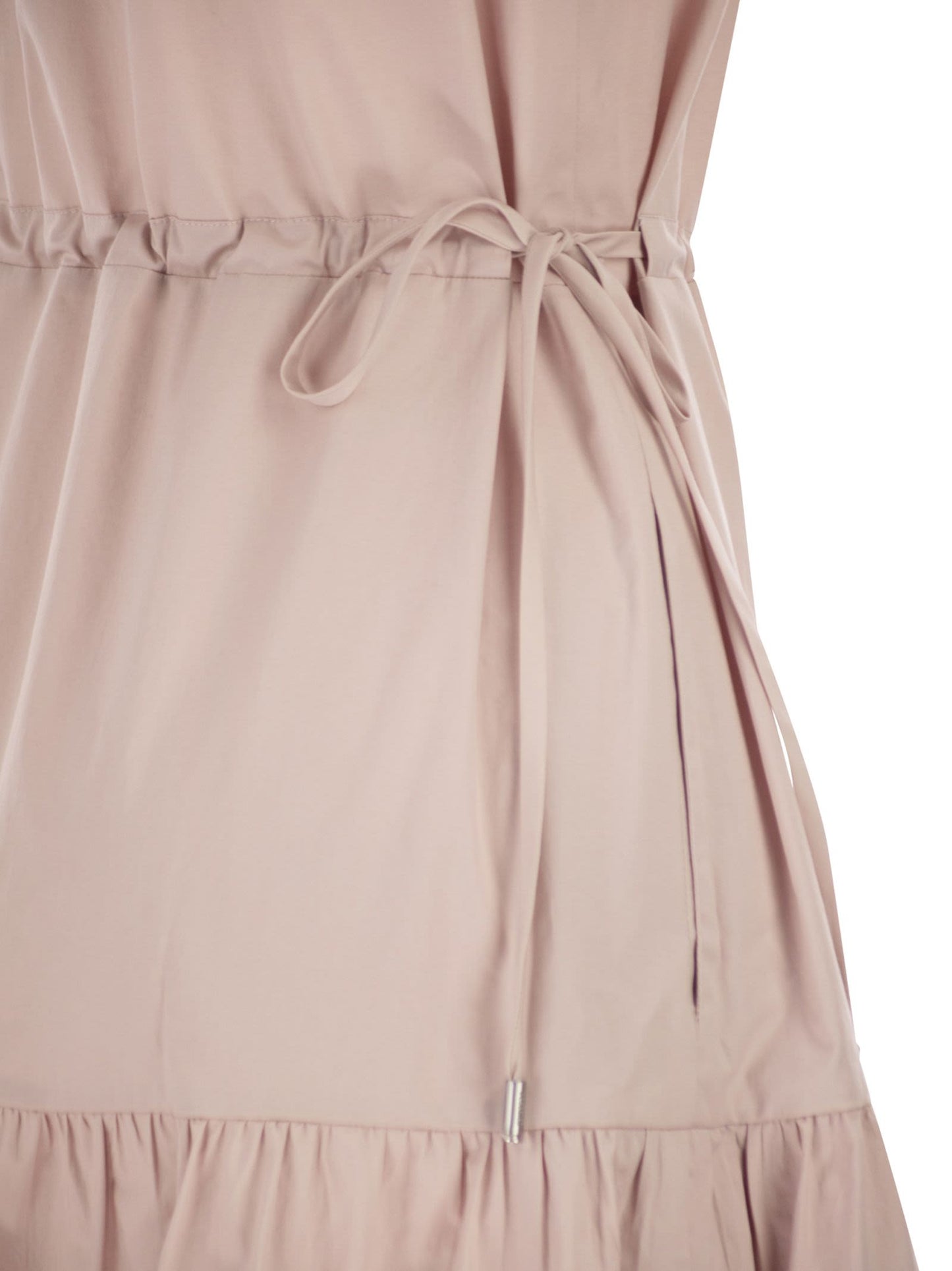 Peserico Women Sleeveless Midi Dress In Stretch Cotton PESERICO