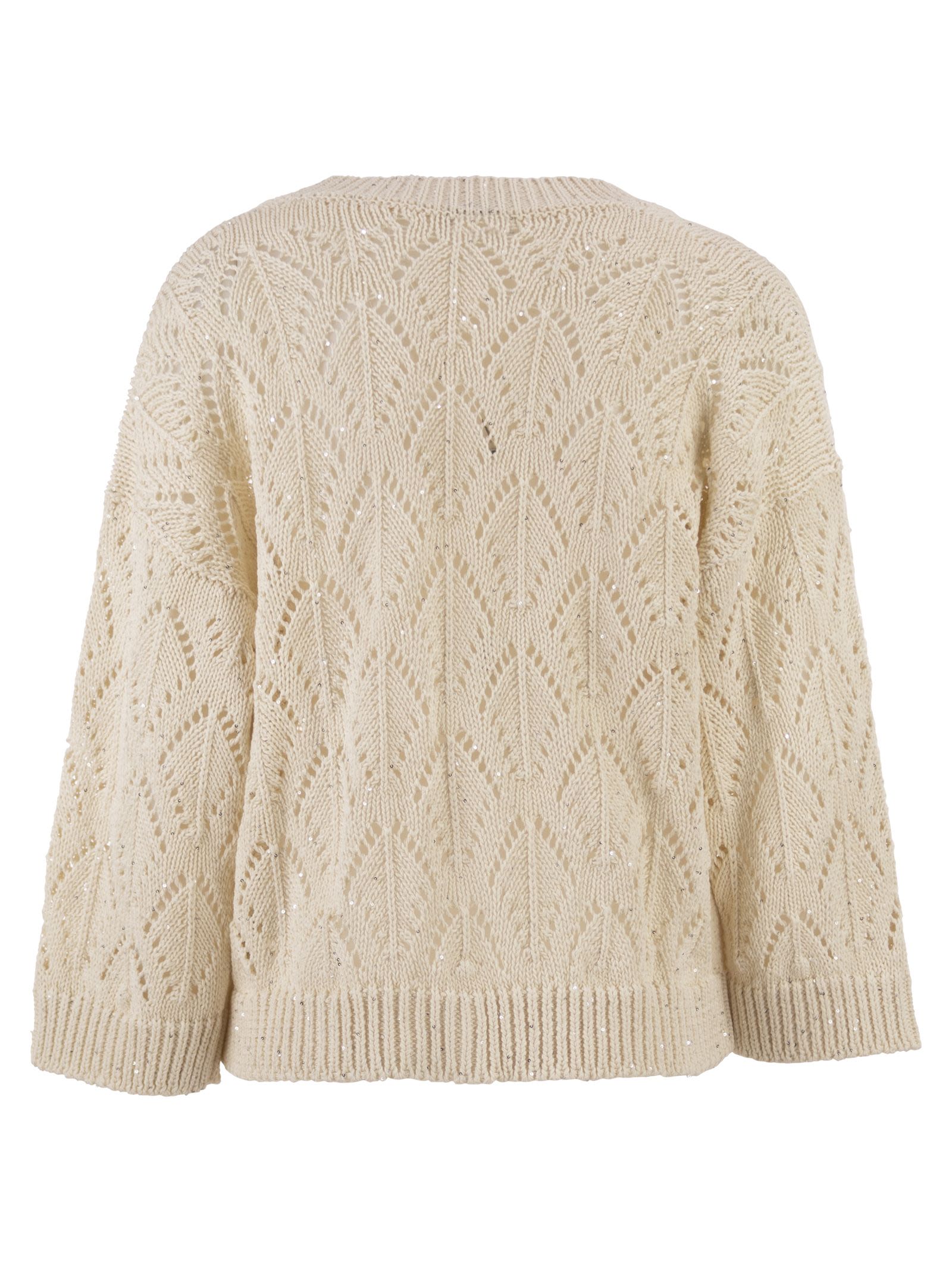 Peserico Women Cotton Cord Cardigan With Sequins PESERICO