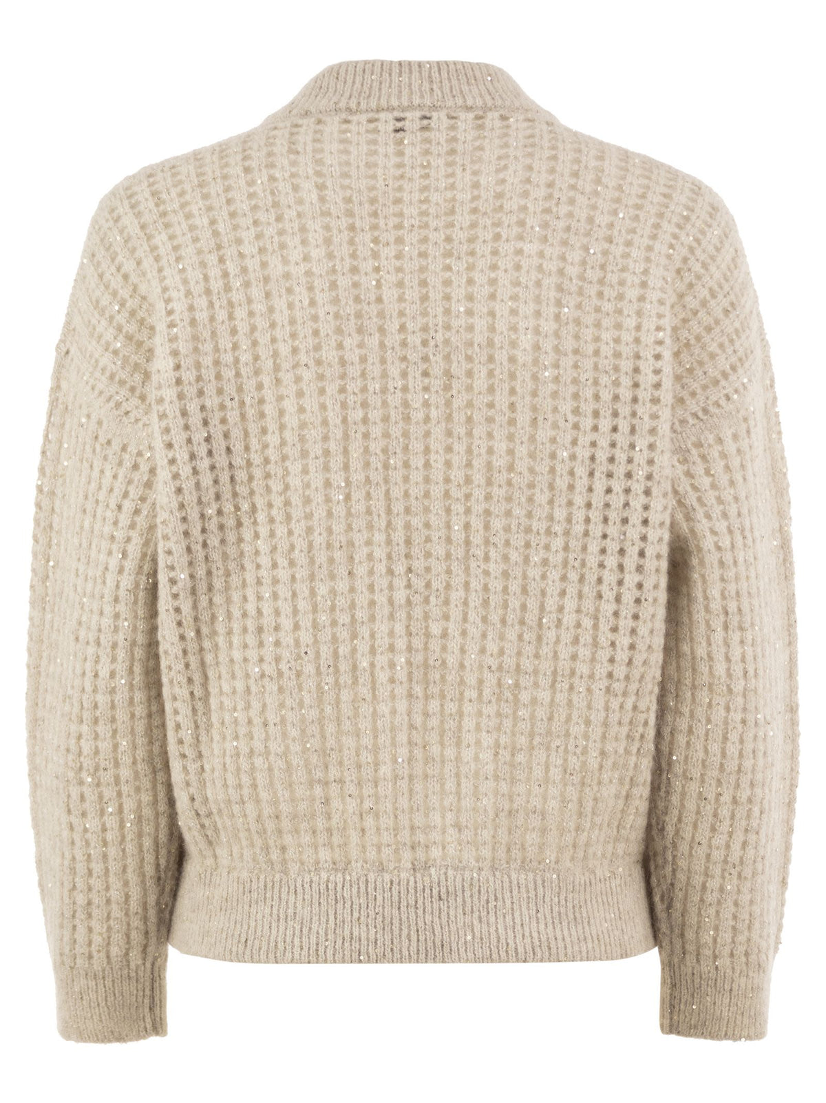 Peserico Women Waffle-Knit Cardigan With Sequins PESERICO