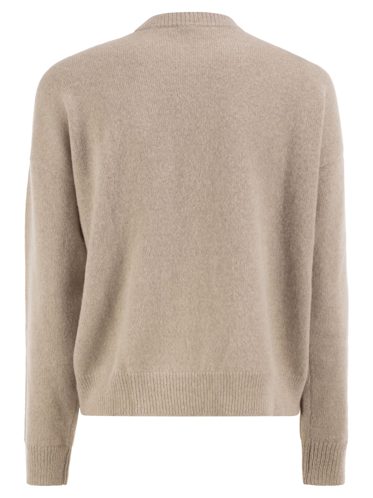 Peserico Women Crew-Neck Jumper With Sequins In Alpaca Blend PESERICO