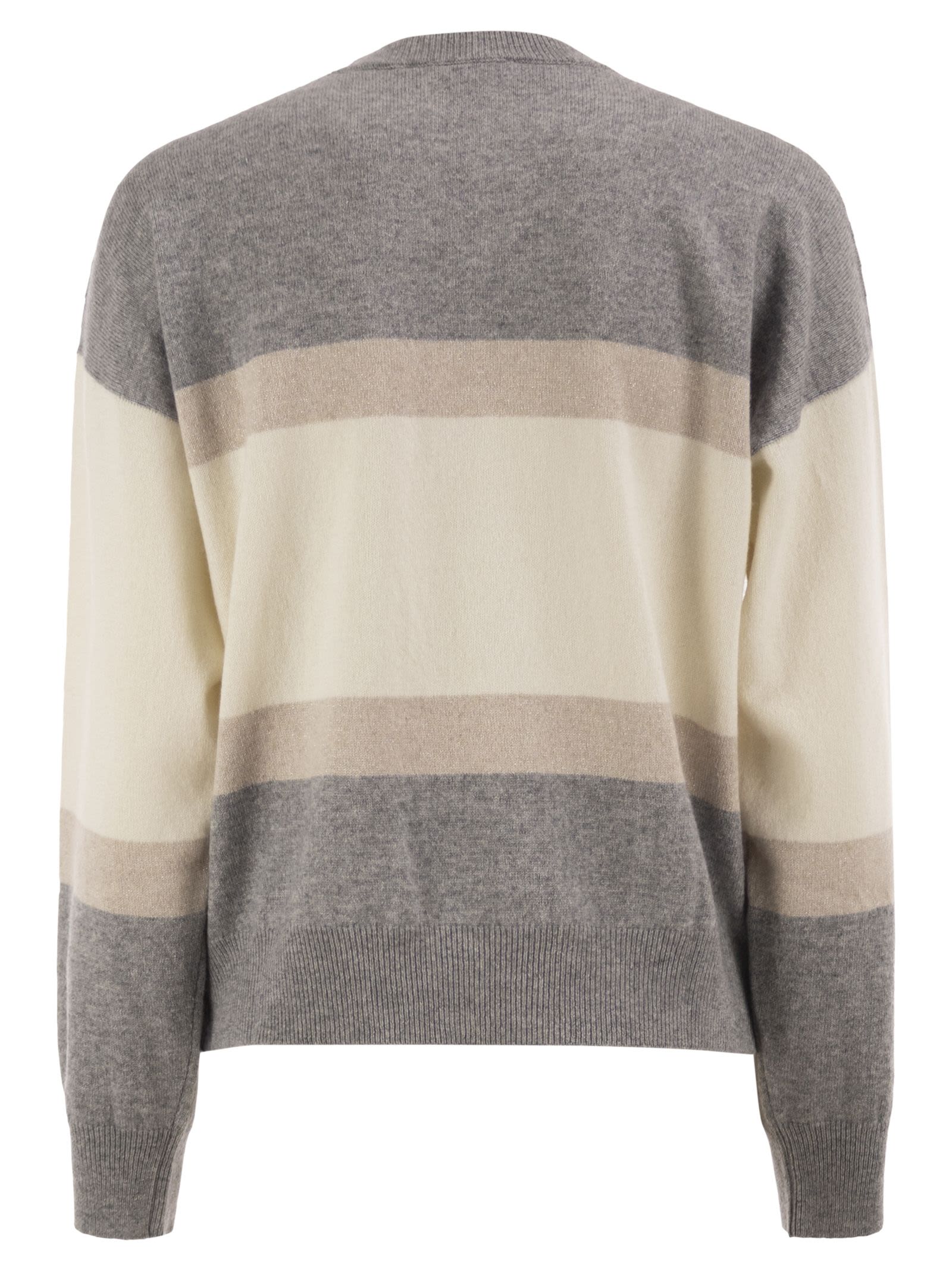 Peserico Women Colour-Block Virgin Wool, Silk And Cashmere Jumper PESERICO