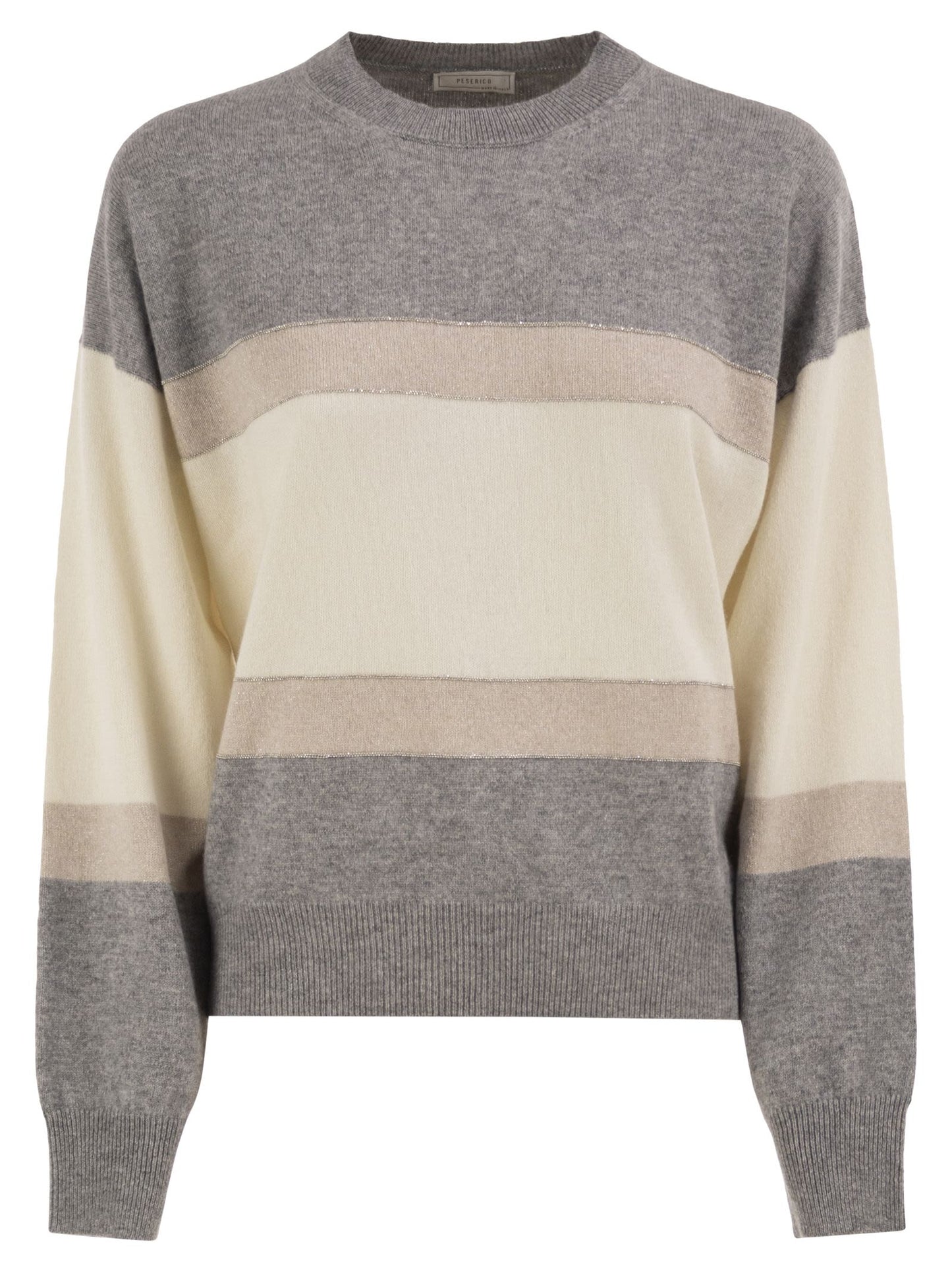 Peserico Women Colour-Block Virgin Wool, Silk And Cashmere Jumper PESERICO