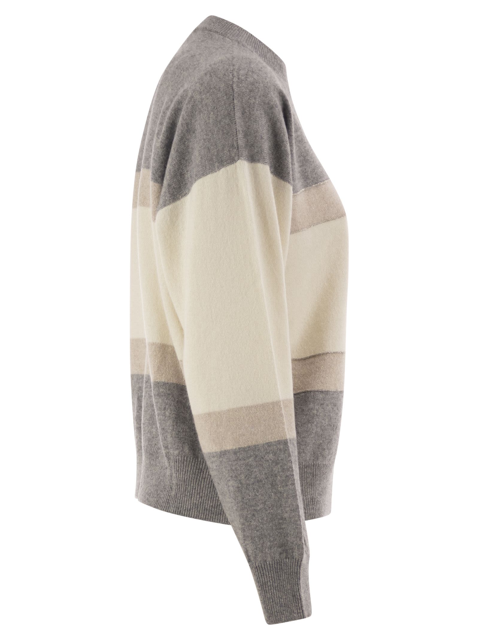 Peserico Women Colour-Block Virgin Wool, Silk And Cashmere Jumper PESERICO