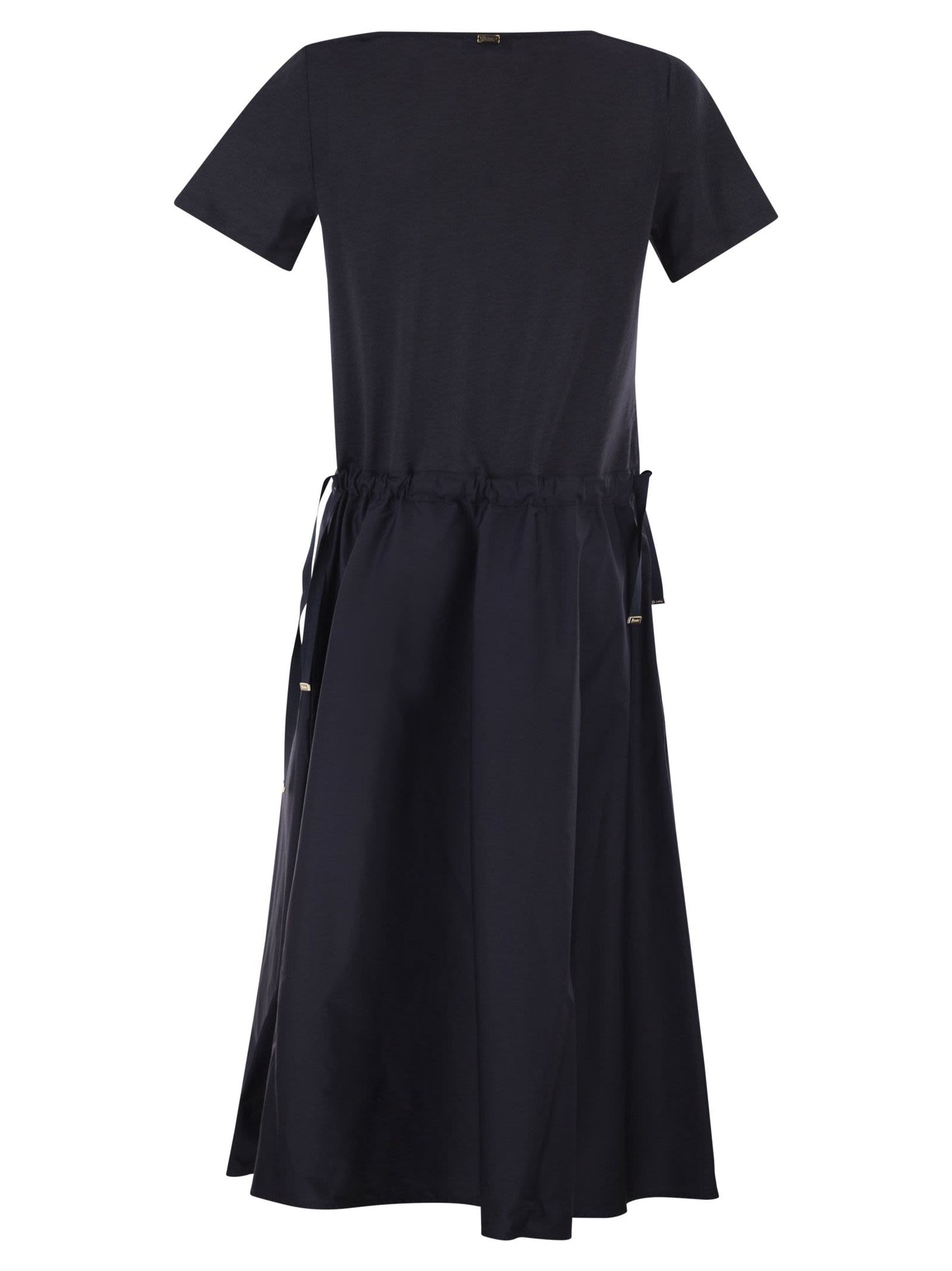 Herno Women Jersey And Poplin Combination Dress HERNO
