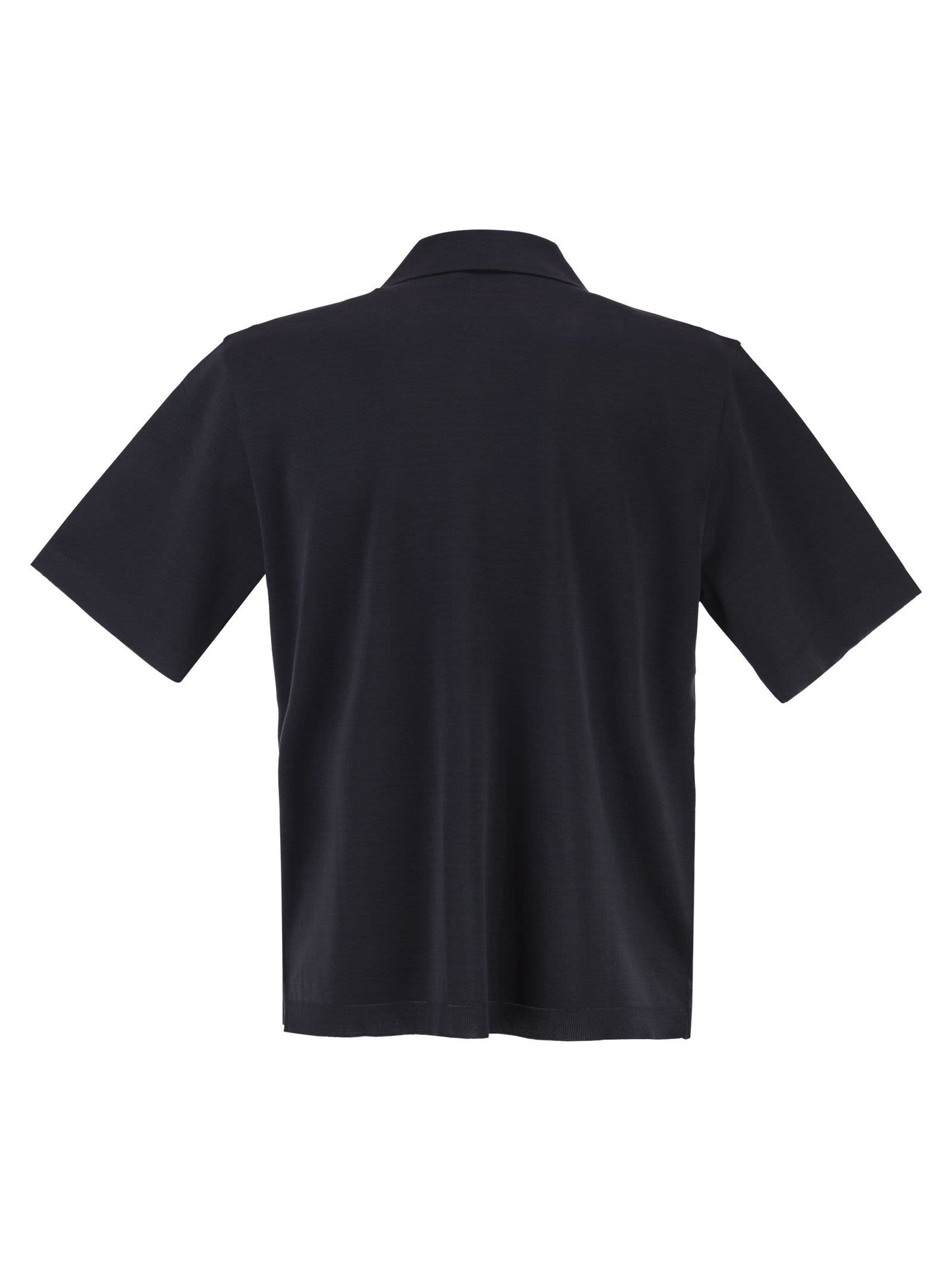 Herno Men Cotton Jersey Shirt With Chest Pocket HERNO