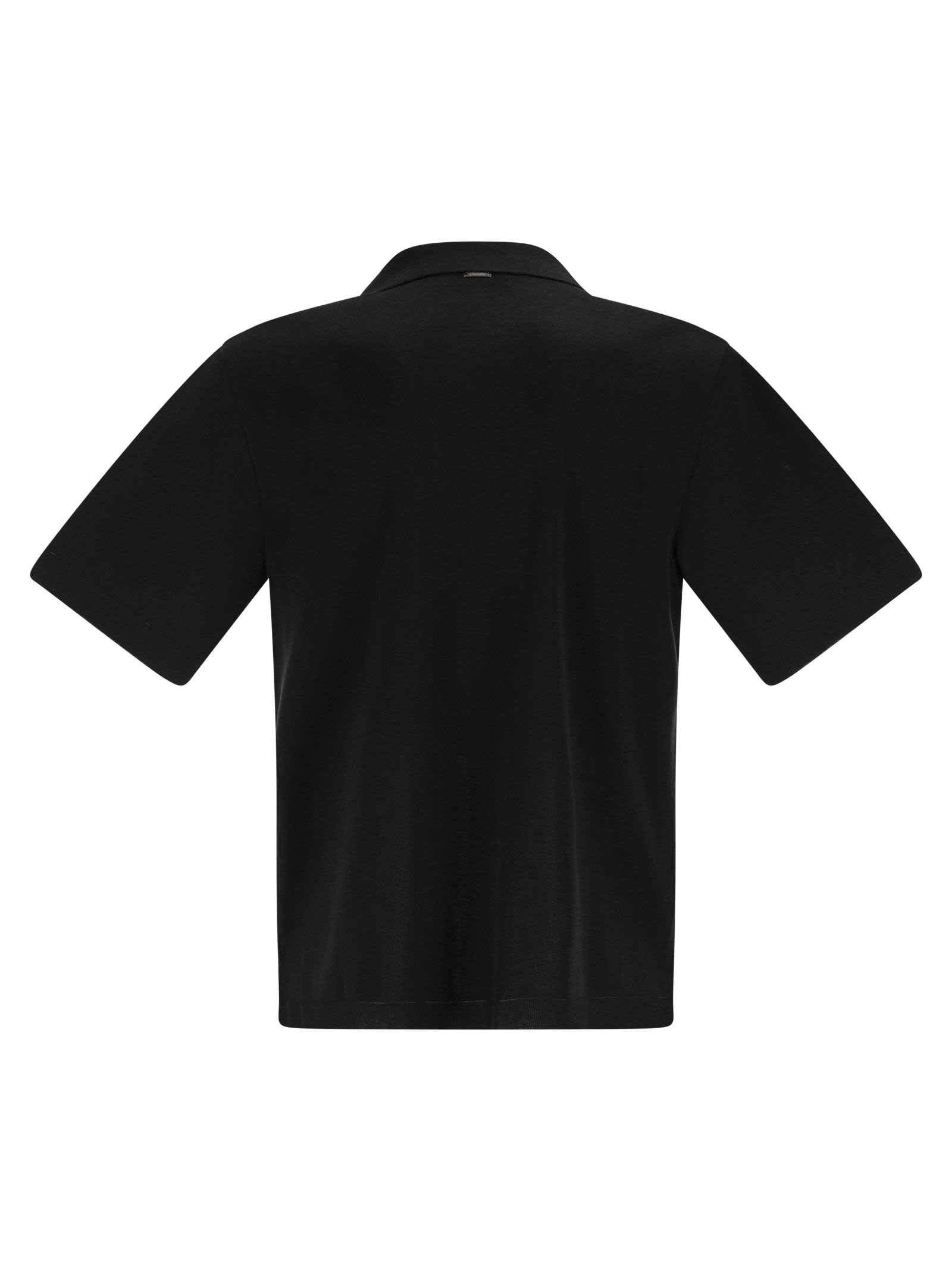Herno Men Cotton Jersey Shirt With Chest Pocket HERNO