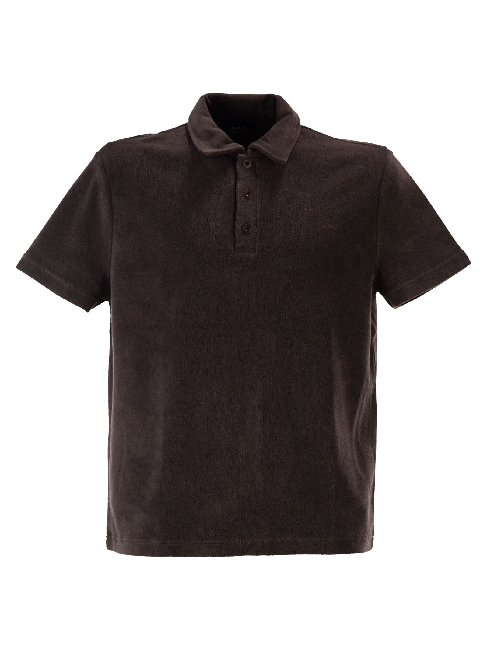 A.P.C. Men Julian - Organic Cotton Terry Polo Shirt A.P.C.