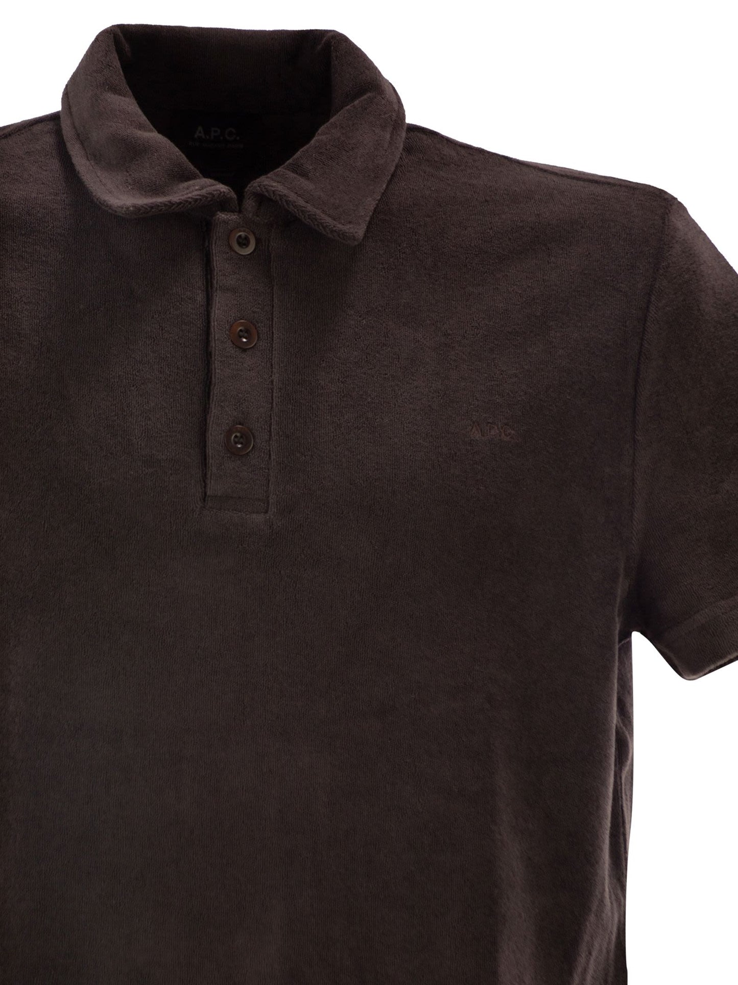A.P.C. Men Julian - Organic Cotton Terry Polo Shirt A.P.C.