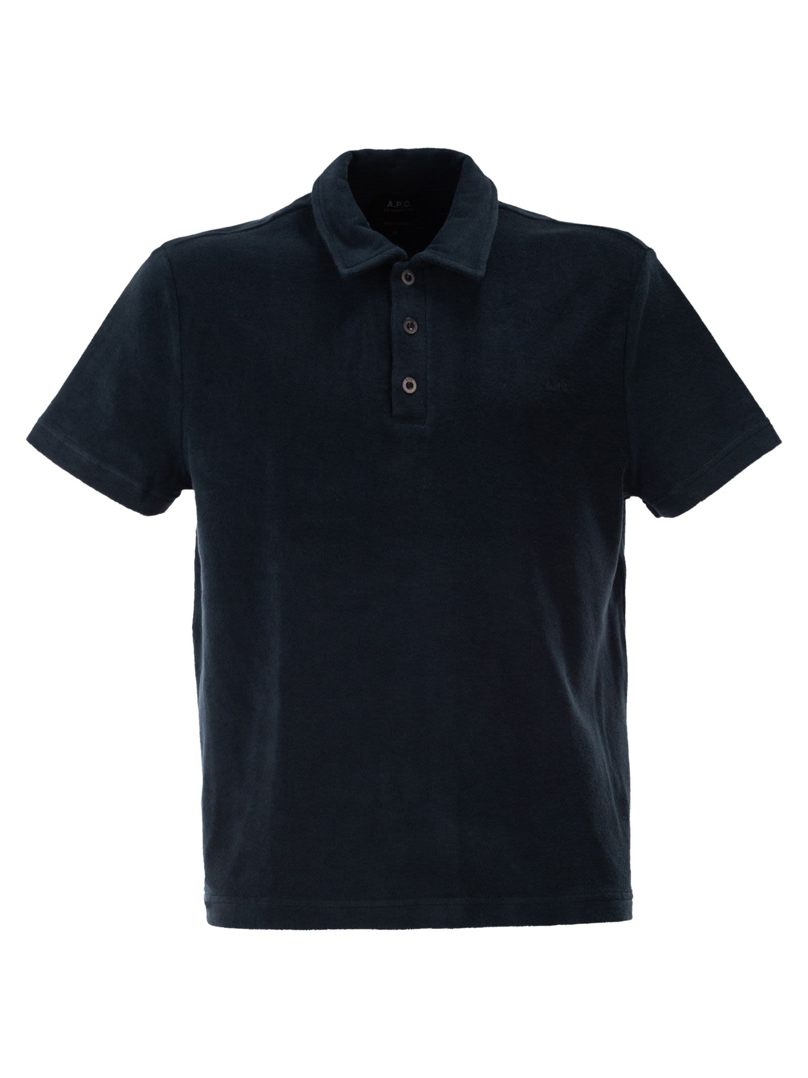 A.P.C. Men Julian - Organic Cotton Terry Polo Shirt A.P.C.