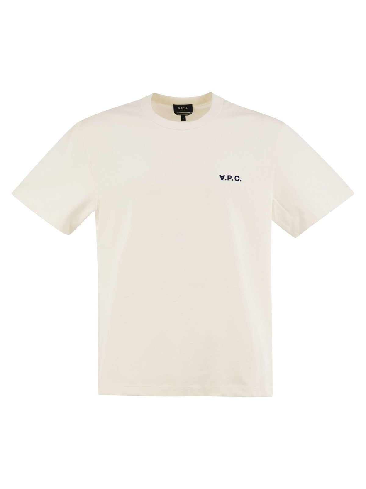 A.P.C. Men Organic Cotton T-Shirt With Logo A.P.C.