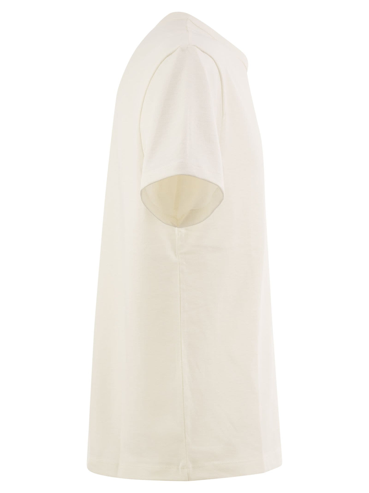 A.P.C. Men Organic Cotton T-Shirt With Logo A.P.C.