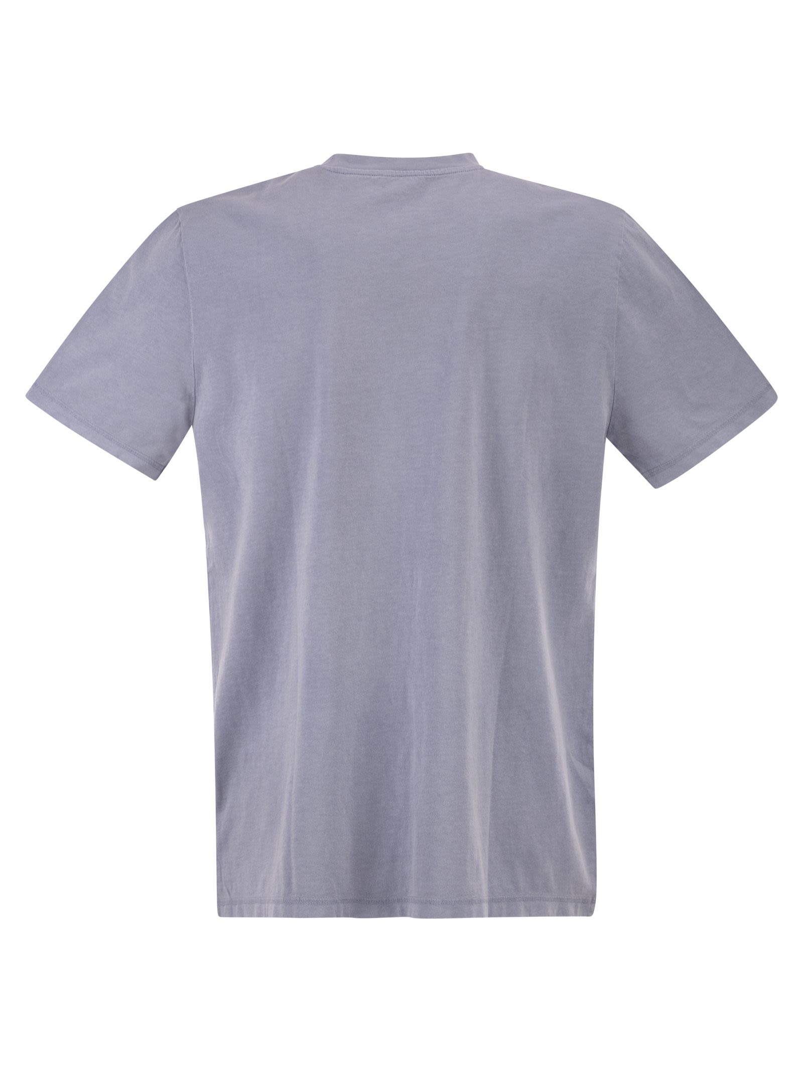 A.P.C. Men Organic Cotton T-Shirt With Logo Print A.P.C.