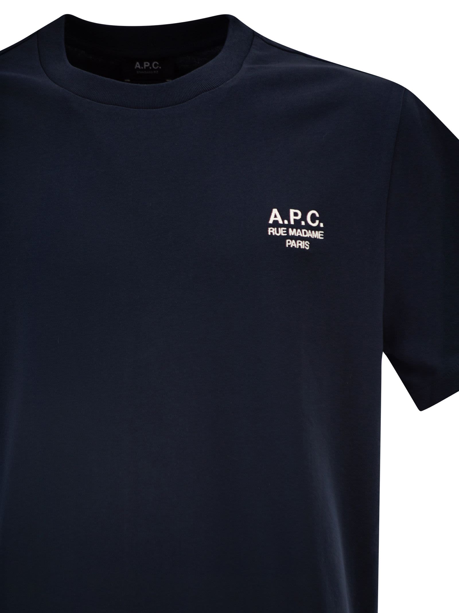 A.P.C. Men Rue Madame - Organic Cotton Jersey T-Shirt A.P.C.