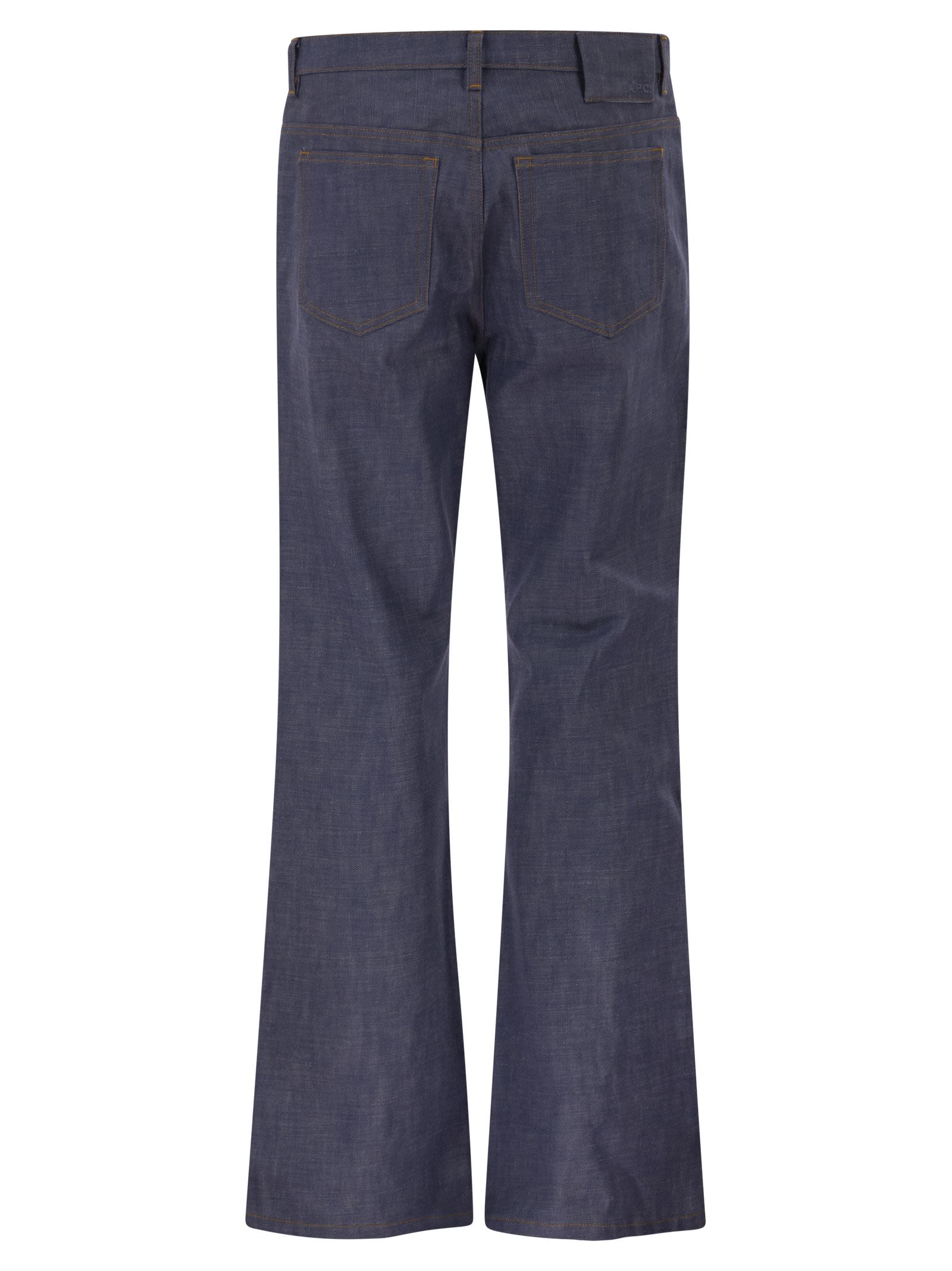 A.P.C. Men Cotton Denim Flared-Leg Jeans A.P.C.