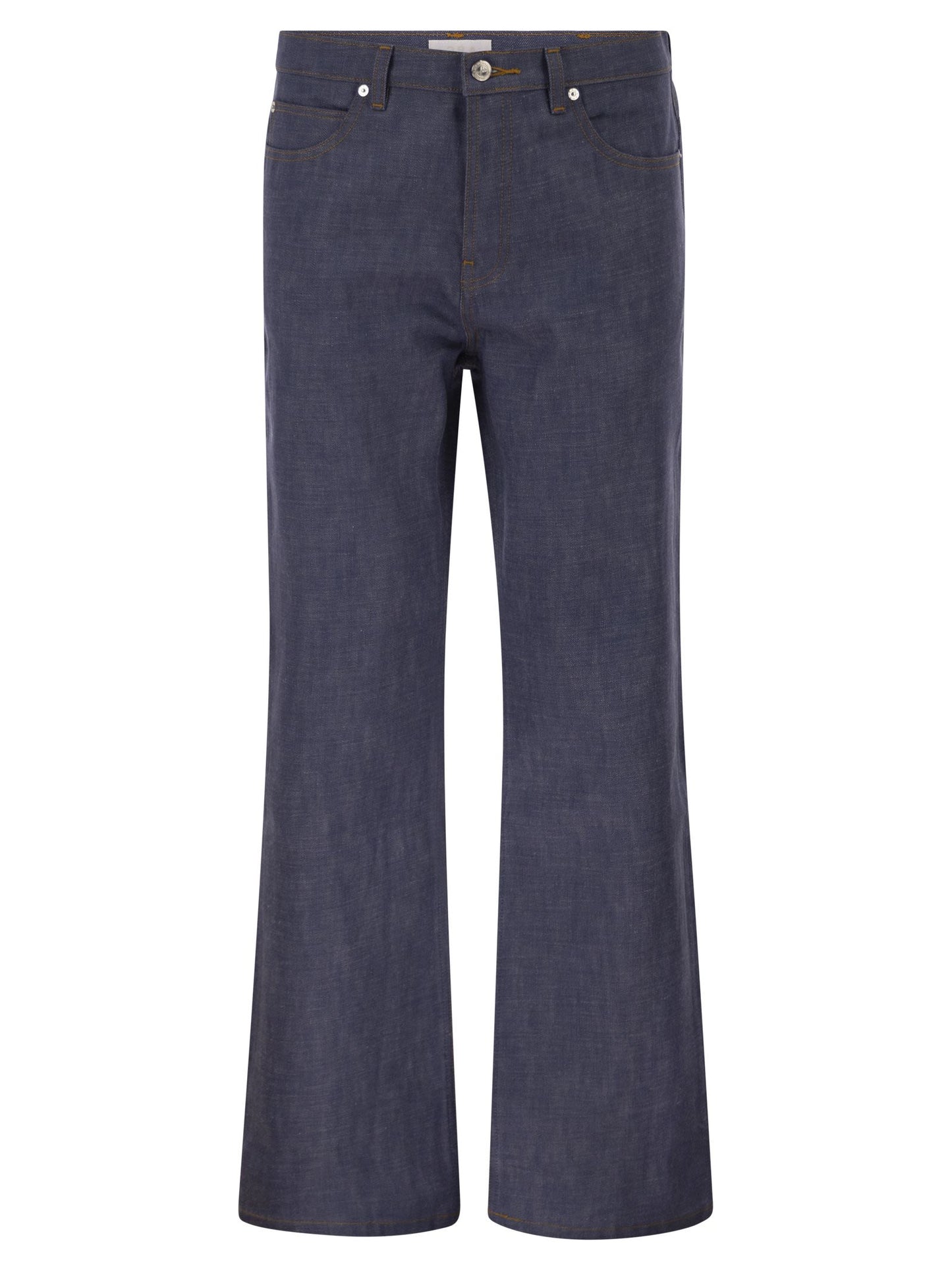 A.P.C. Men Cotton Denim Flared-Leg Jeans A.P.C.