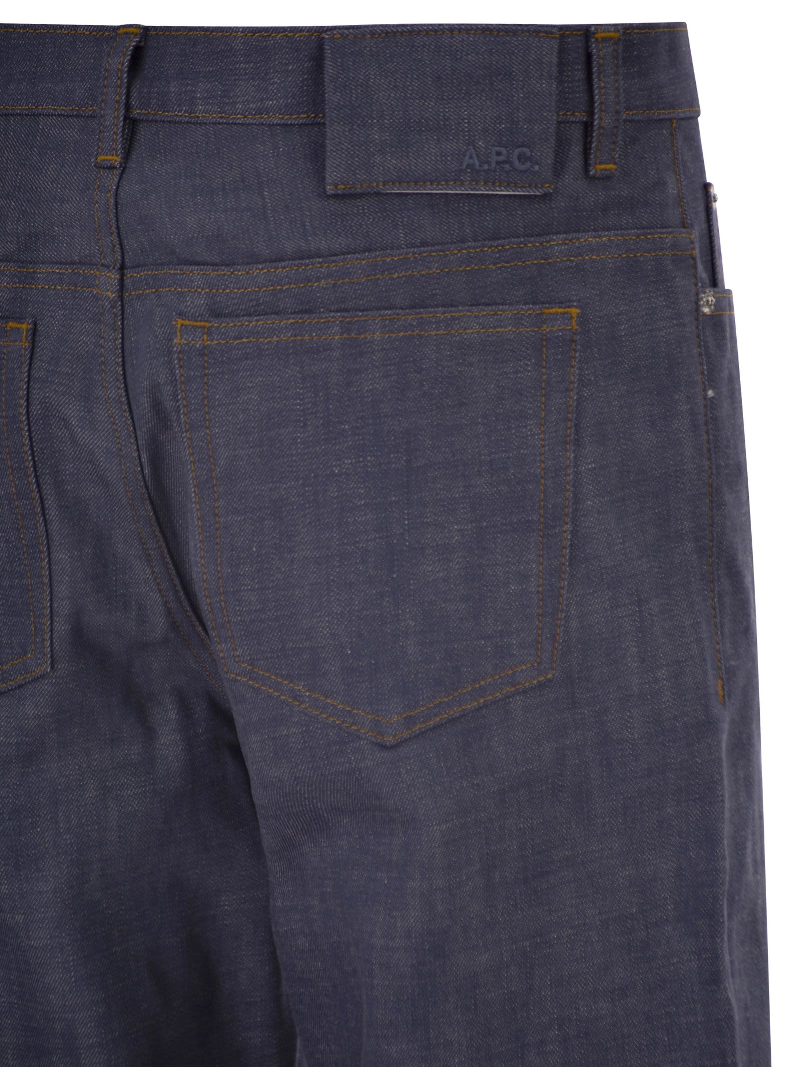 A.P.C. Men Cotton Denim Flared-Leg Jeans A.P.C.