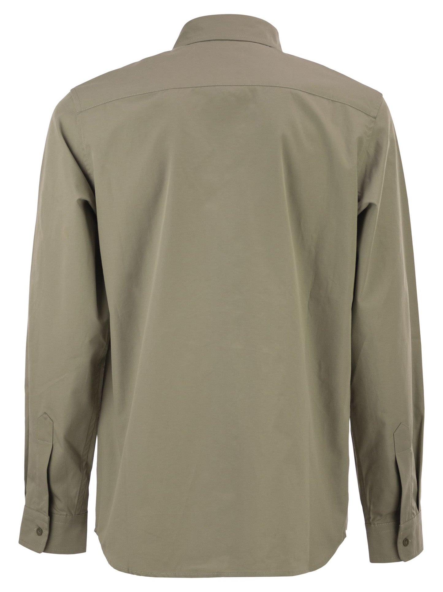 A.P.C. Men Cotton Utility Shirt With Patch Pockets A.P.C.